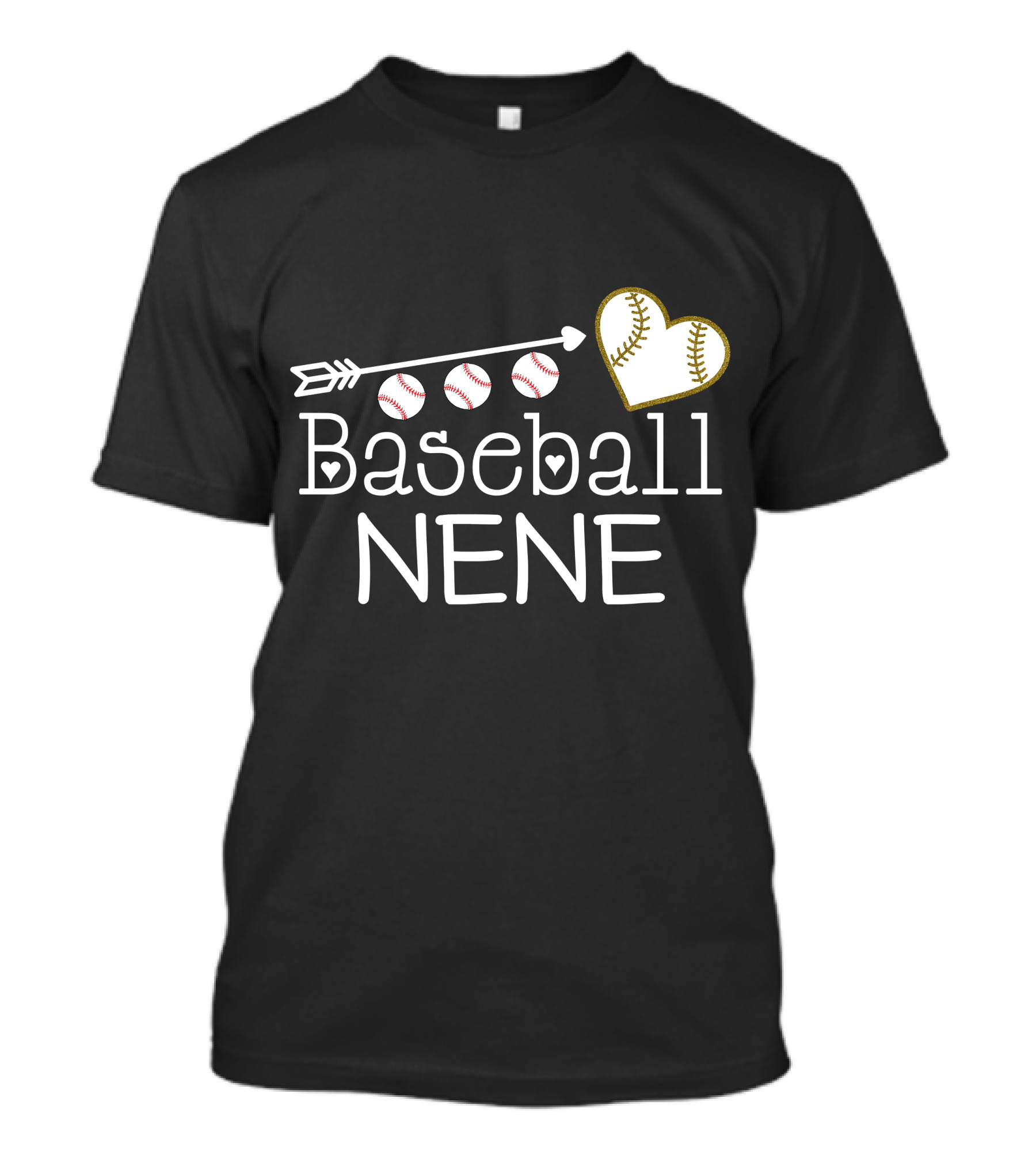 Baseball Nene Arrow Heart Balls T-Shirt