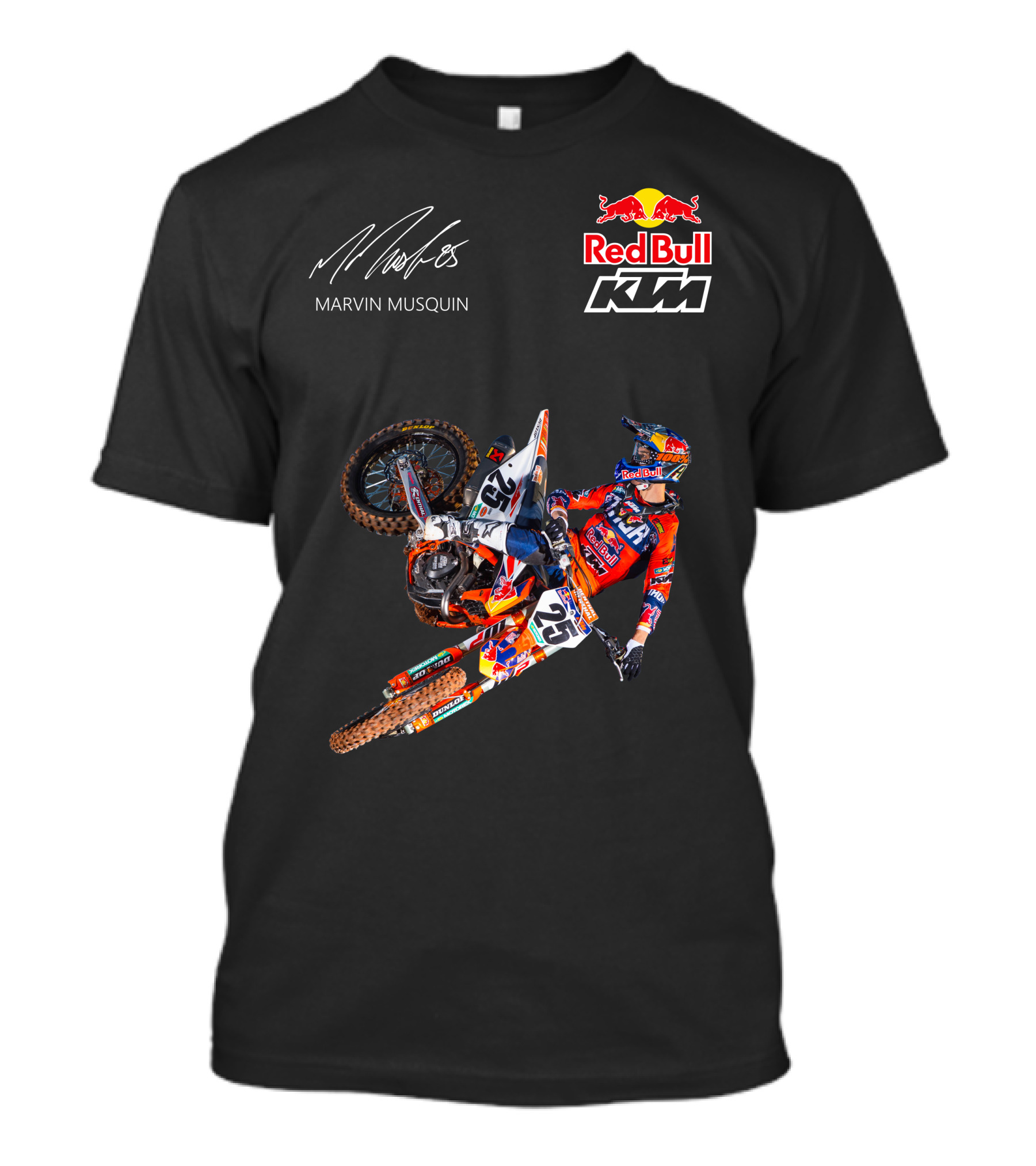 Marvin Musquin Red Bull KTM Racing Action Signature T-Shirt