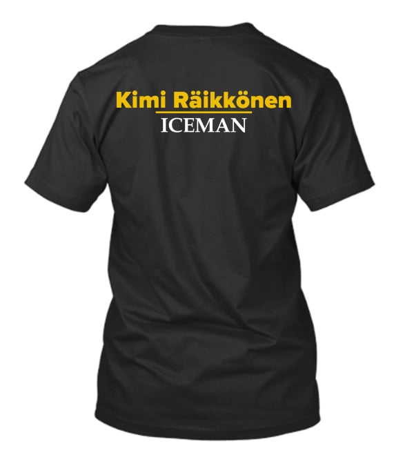 Kimi Raikkonen Leave Me Alone I Know What I'm Doing Santander Racing Car Signature T-Shirt