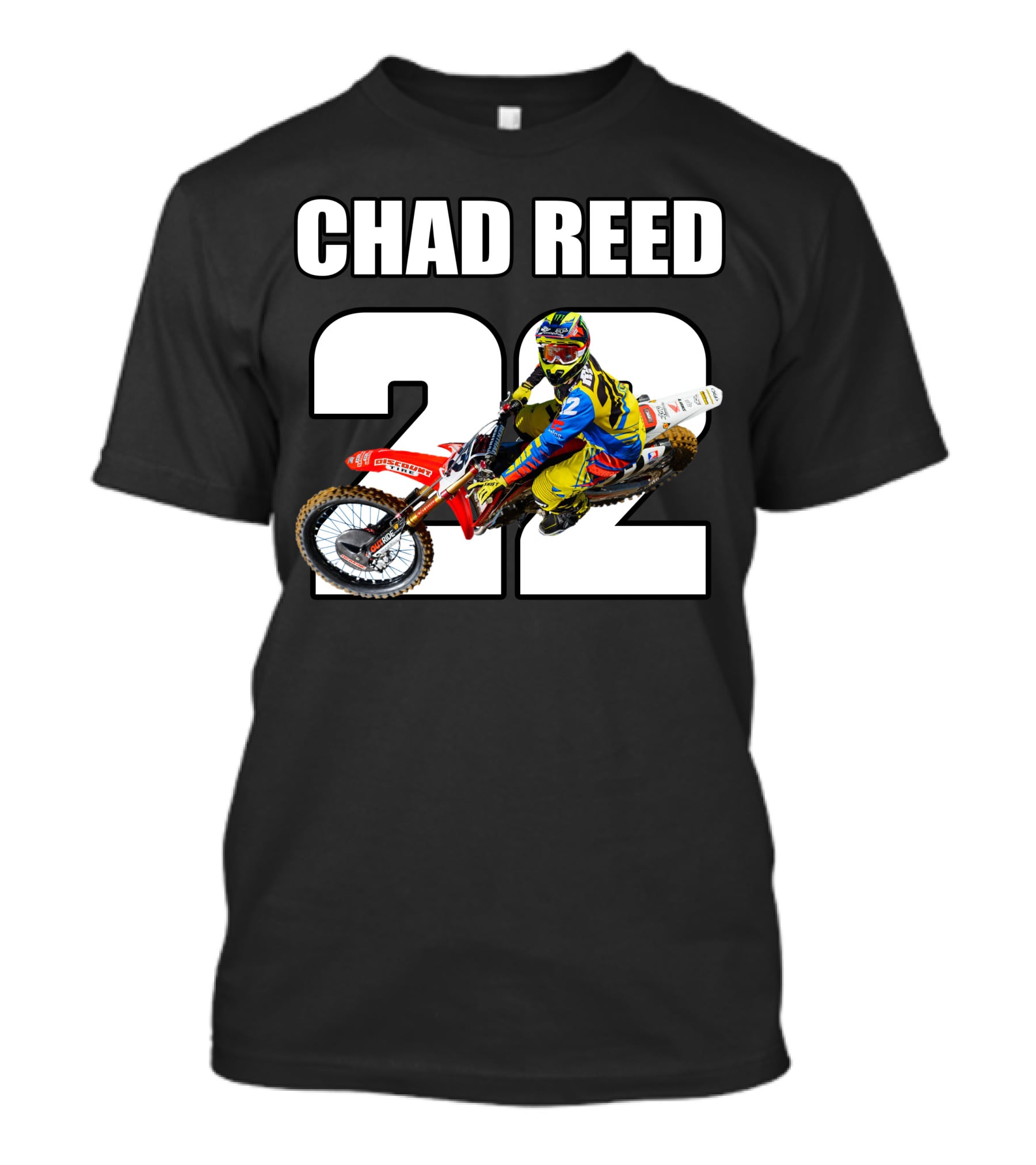 Chad Reed 22 Motocross Racing T-Shirt