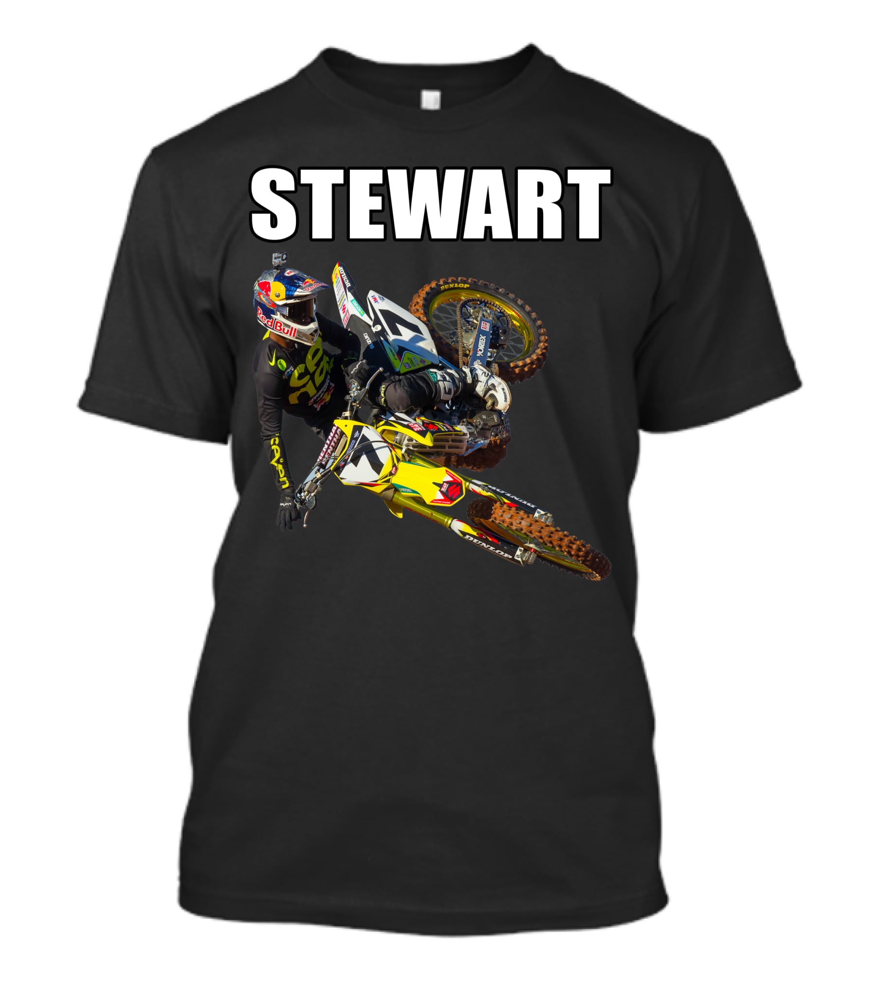 STEWART Moto Racer Number 7 T-Shirt