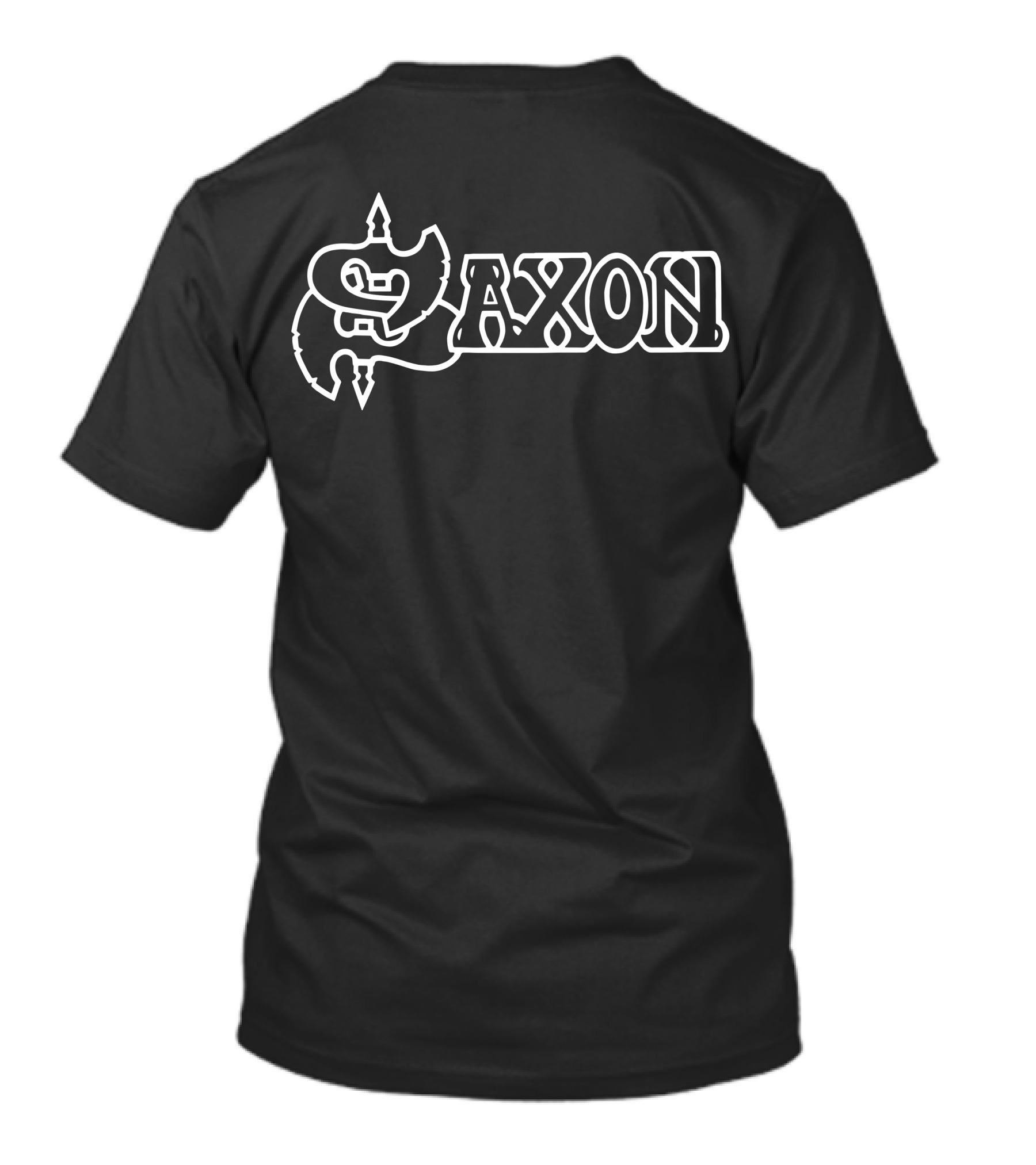 Saxon Strong Arm Of The Law Badge With Crown And Eagle Emblem T-Shirt