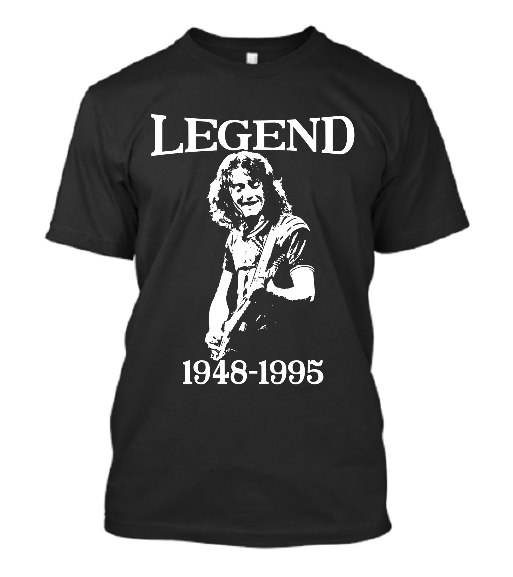 Rory Gallagher True Legend Guitar Classic Retro T-Shirt