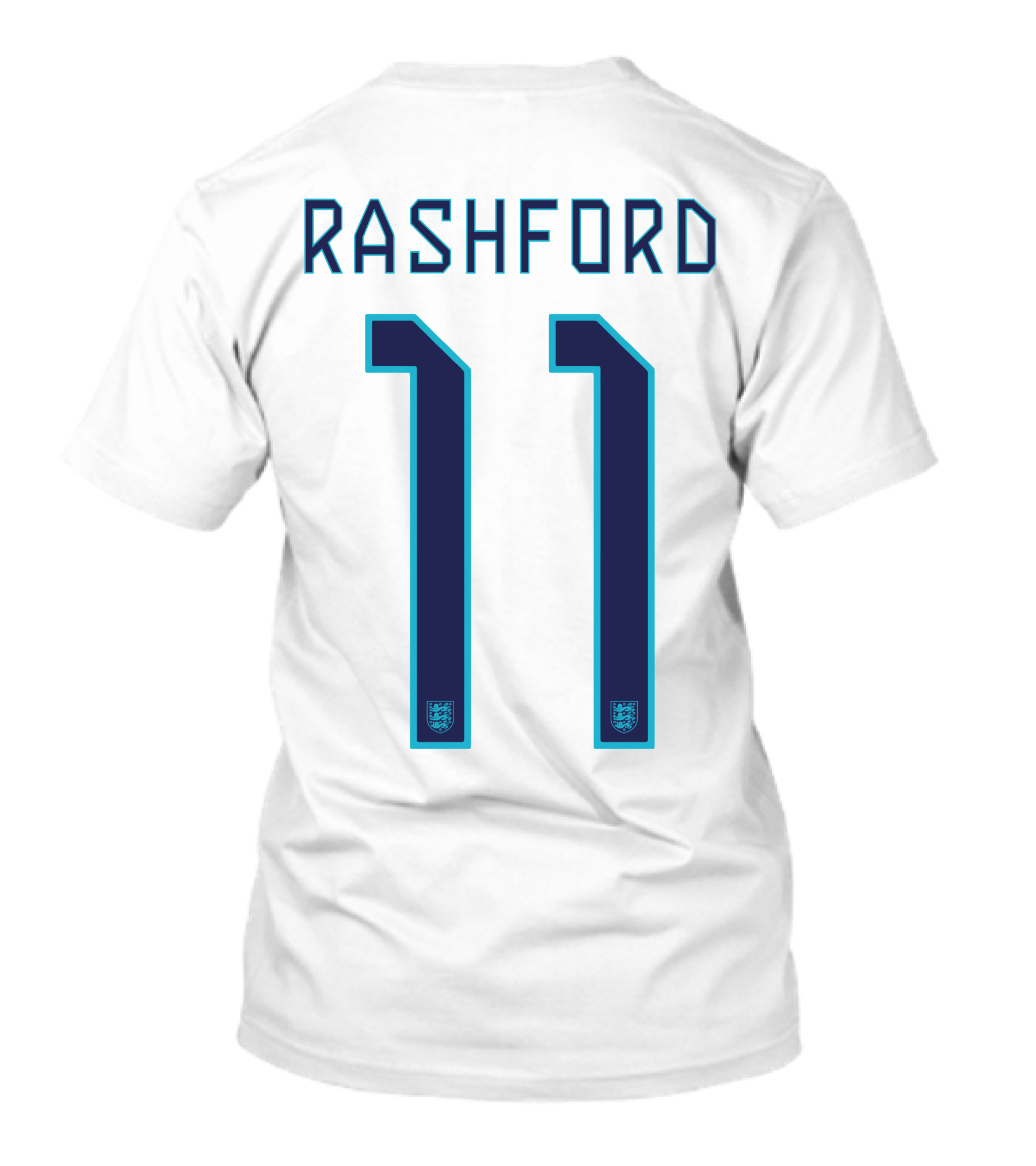 Marcus Rashford England Three Lions Crest T-Shirt