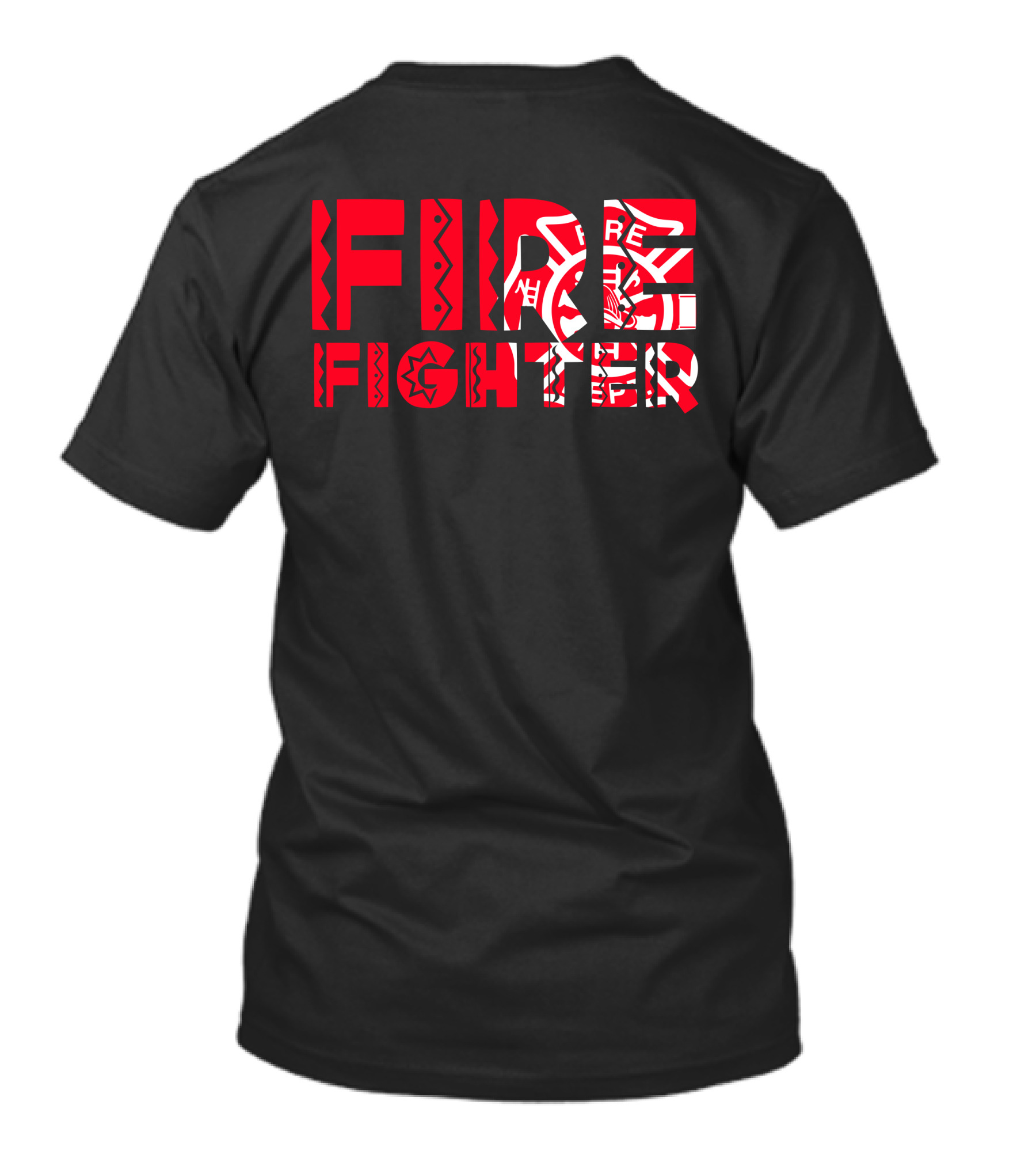 Fire Department Firefighter Hawaii Maltese Cross T-Shirt