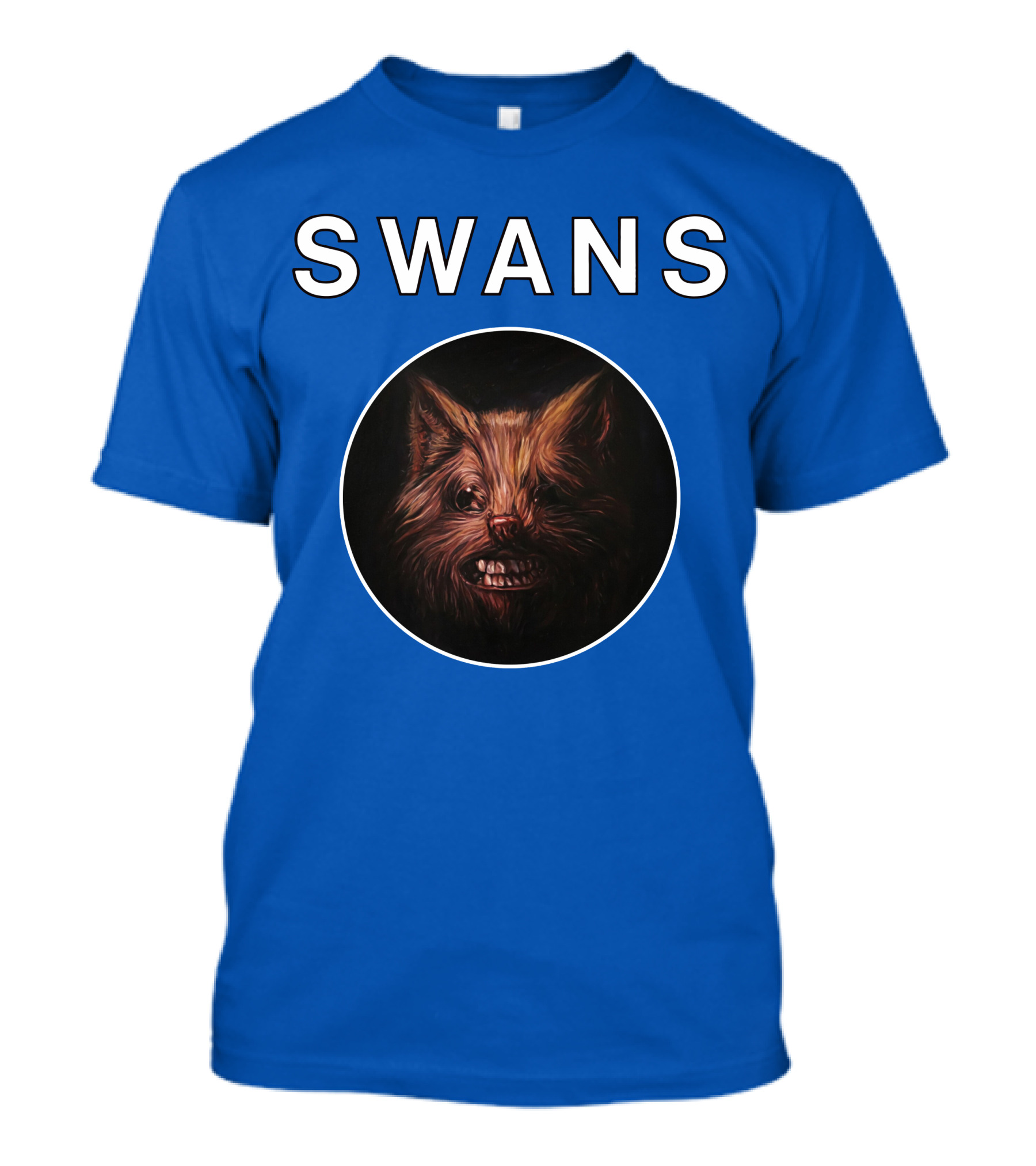 SWANS Ferocious Feline Face T-Shirt