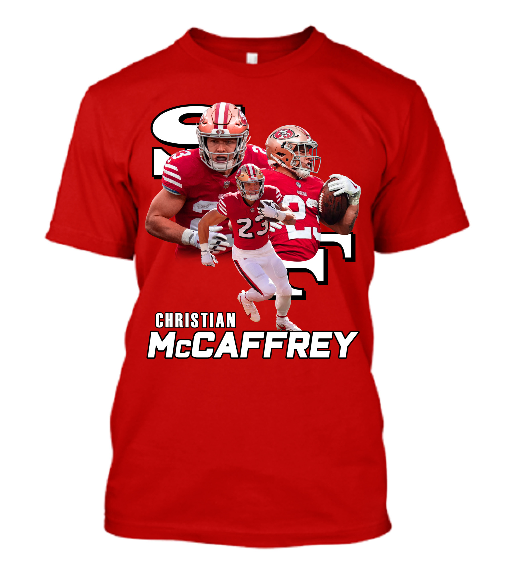 Christian McCaffrey 49ers Football Number 23 T-Shirt