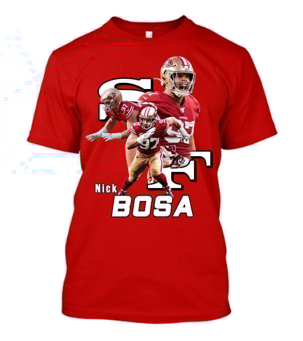 Nick Bosa 49ers Football Player SF T-Shirt
