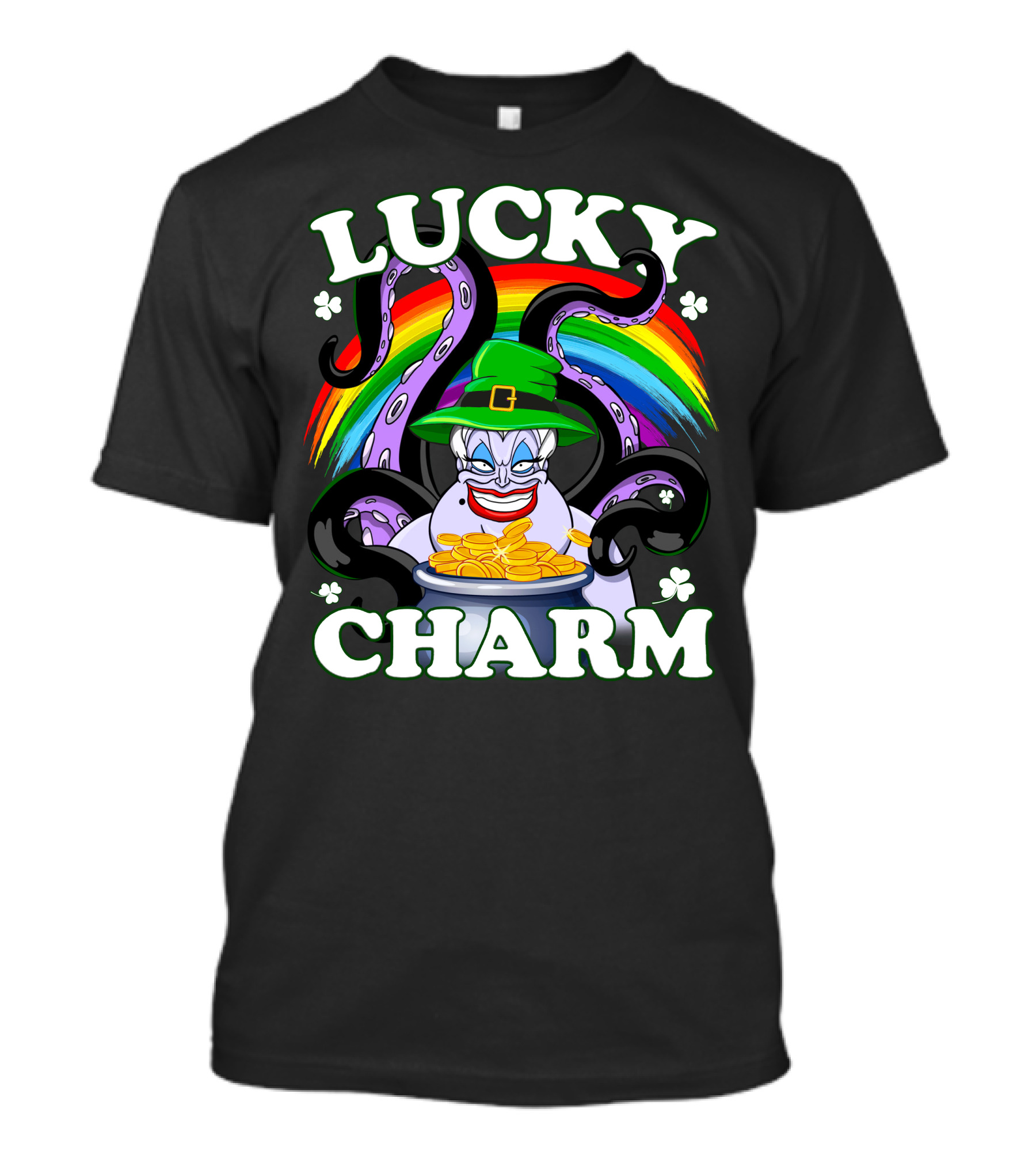 LUCKY CHARM Ursula Rainbow Pot Of Gold T-Shirt