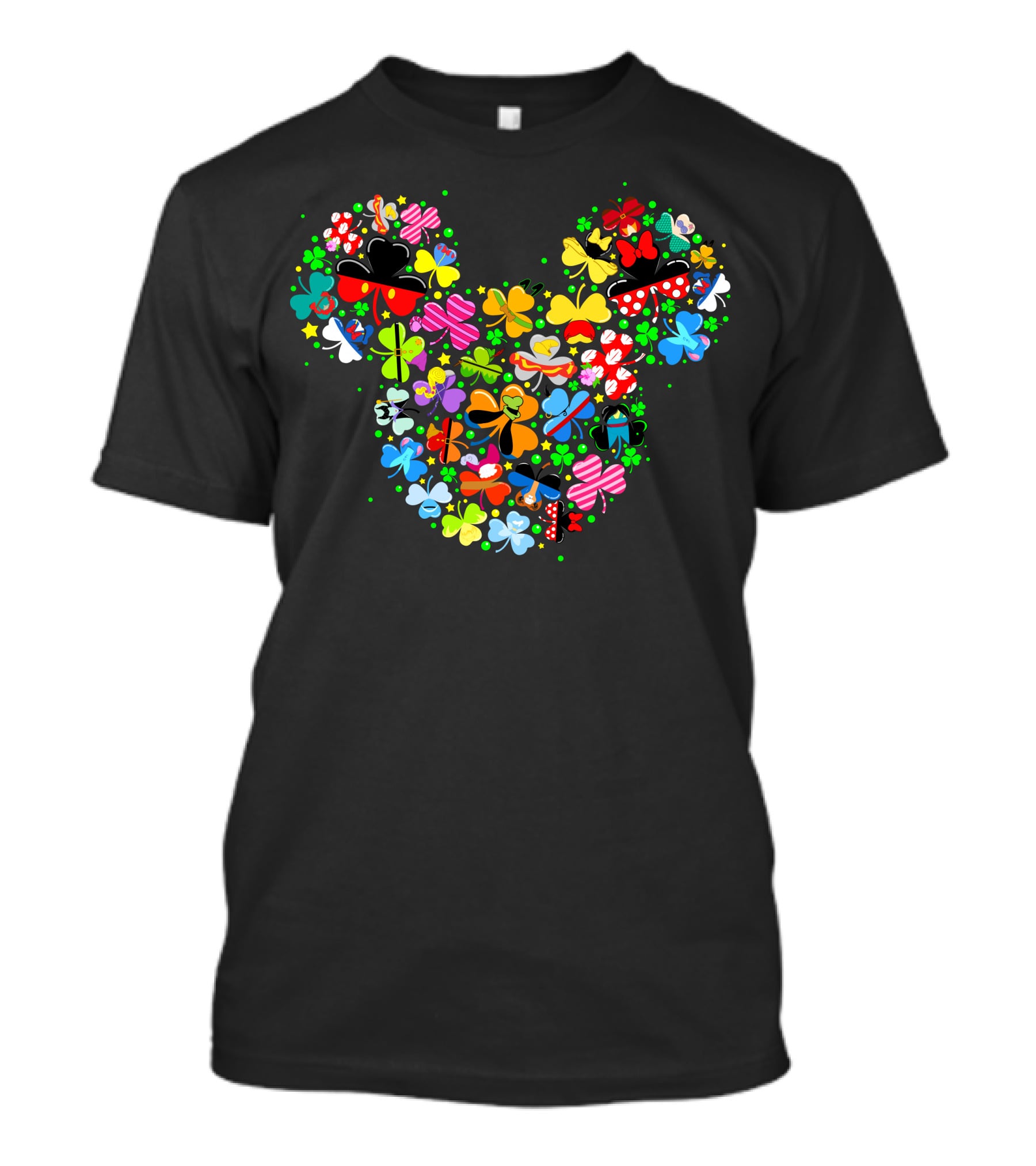 Disney Characters Mouse Ears Collage T-Shirt