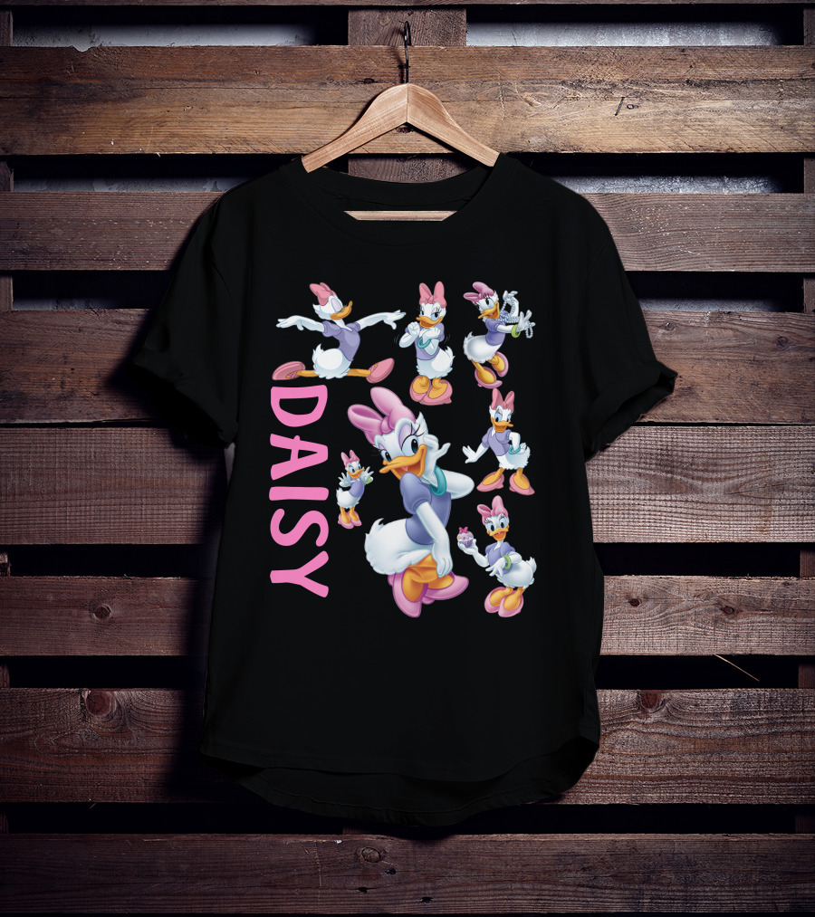 Daisy Duck Multiple Poses Character Compilation T-Shirt