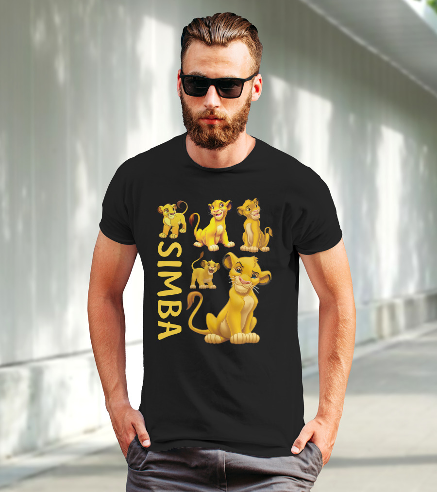 Simba Lion King Character Expressions Compilation T-Shirt