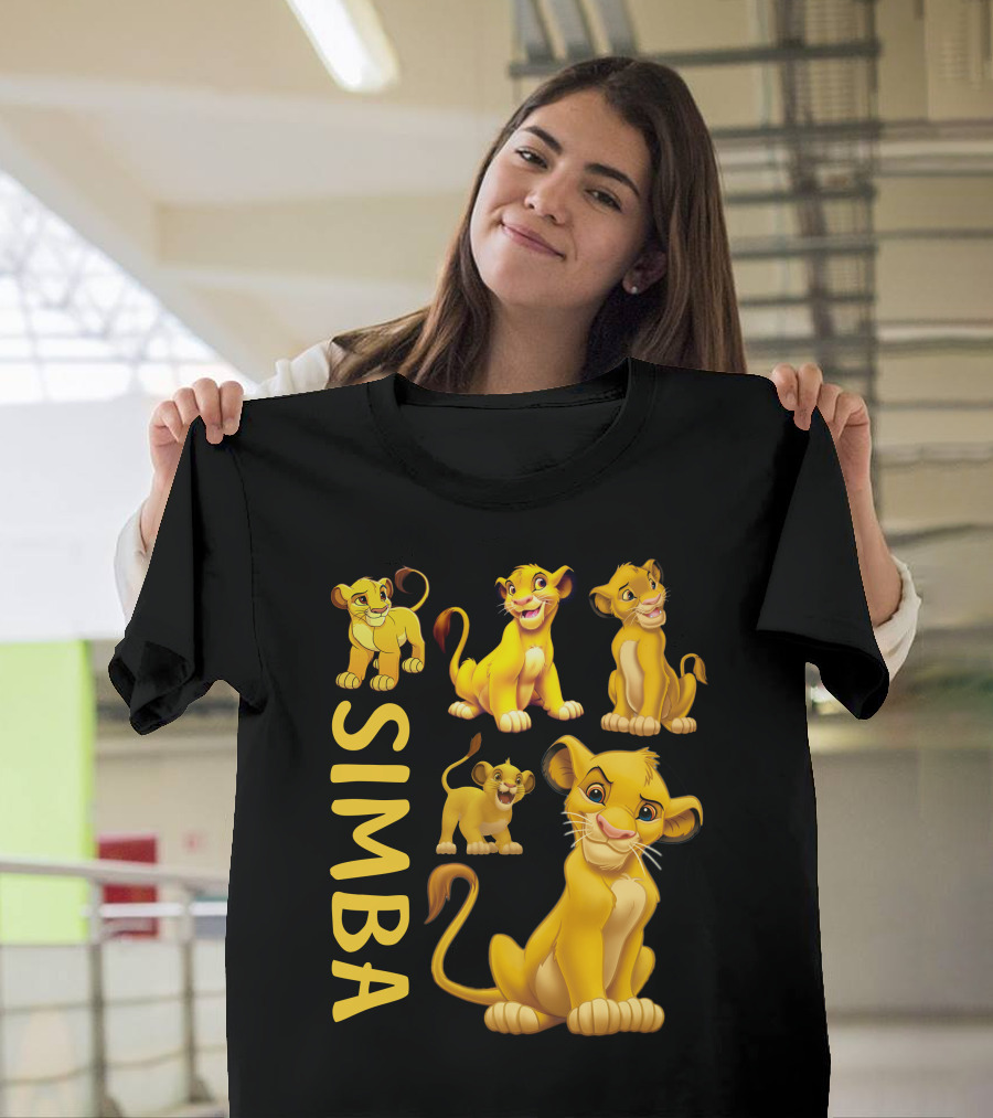 Simba Lion King Character Expressions Compilation T-Shirt