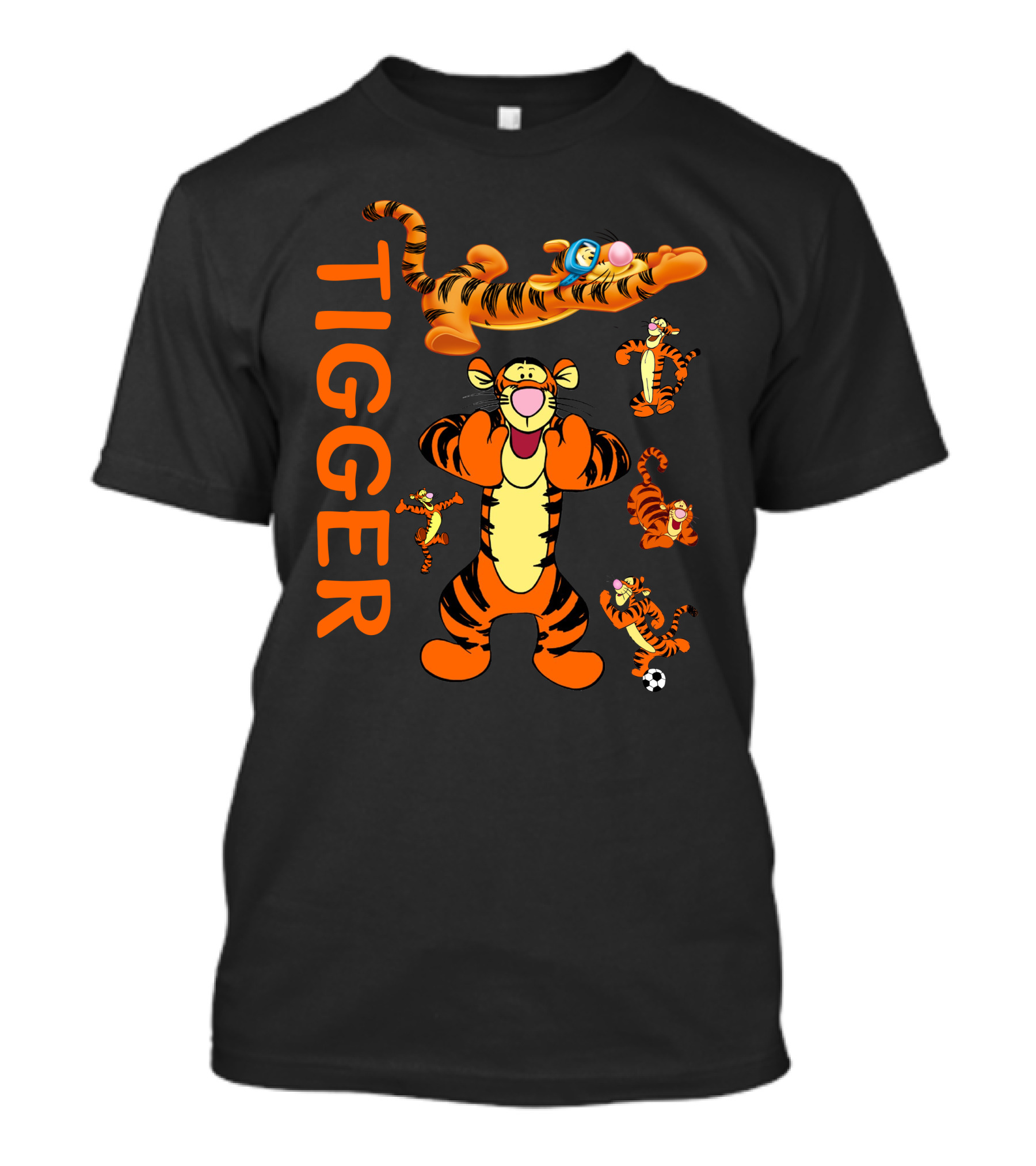 Tigger Playful Energetic Poses Collection T-Shirt