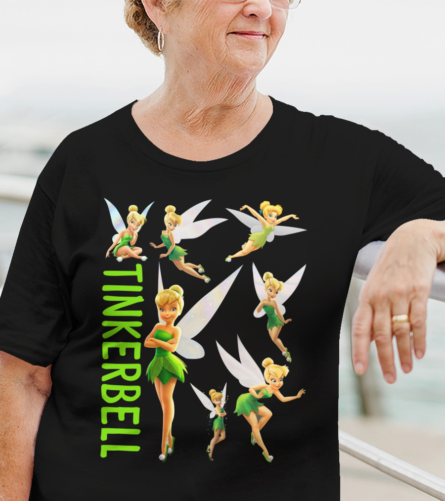 Tinker Bell Magical Fairy Collection Disney Character Ensemble T-Shirt