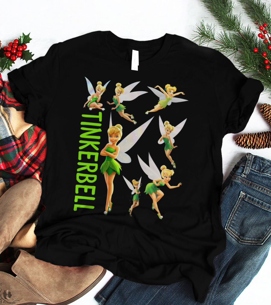 Tinker Bell Magical Fairy Collection Disney Character Ensemble T-Shirt
