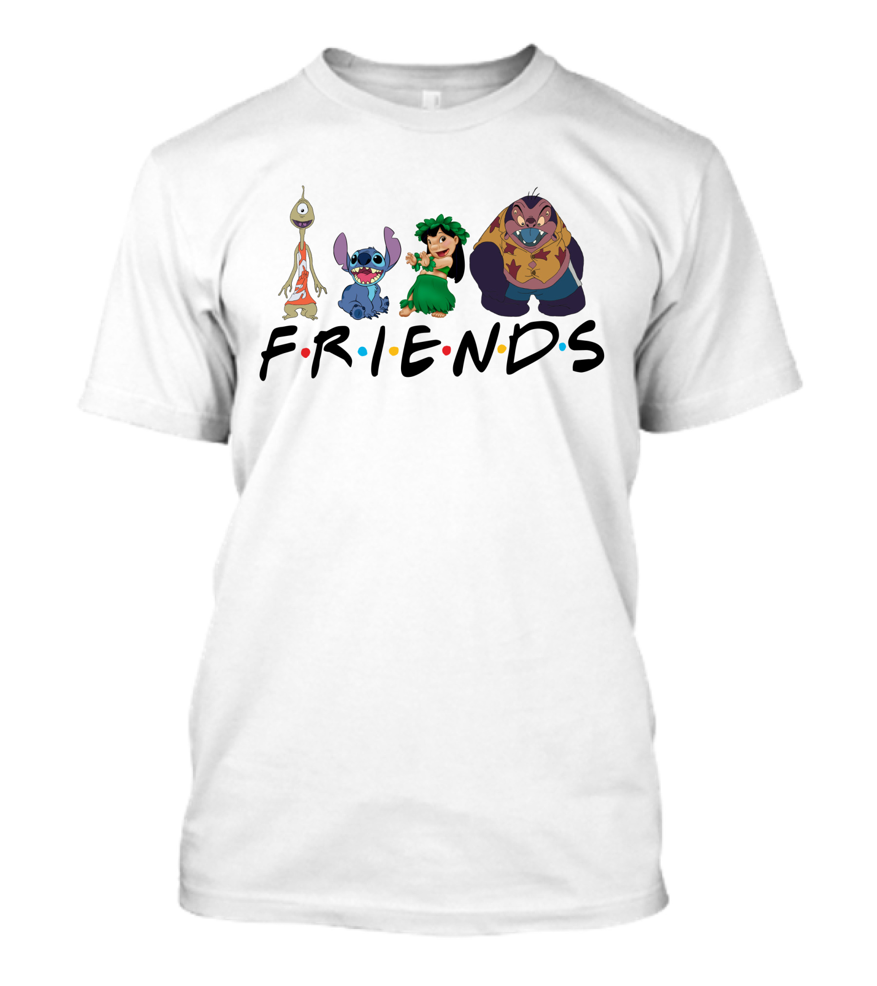 Friends Lilo And Stitch Characters Disney T-Shirt