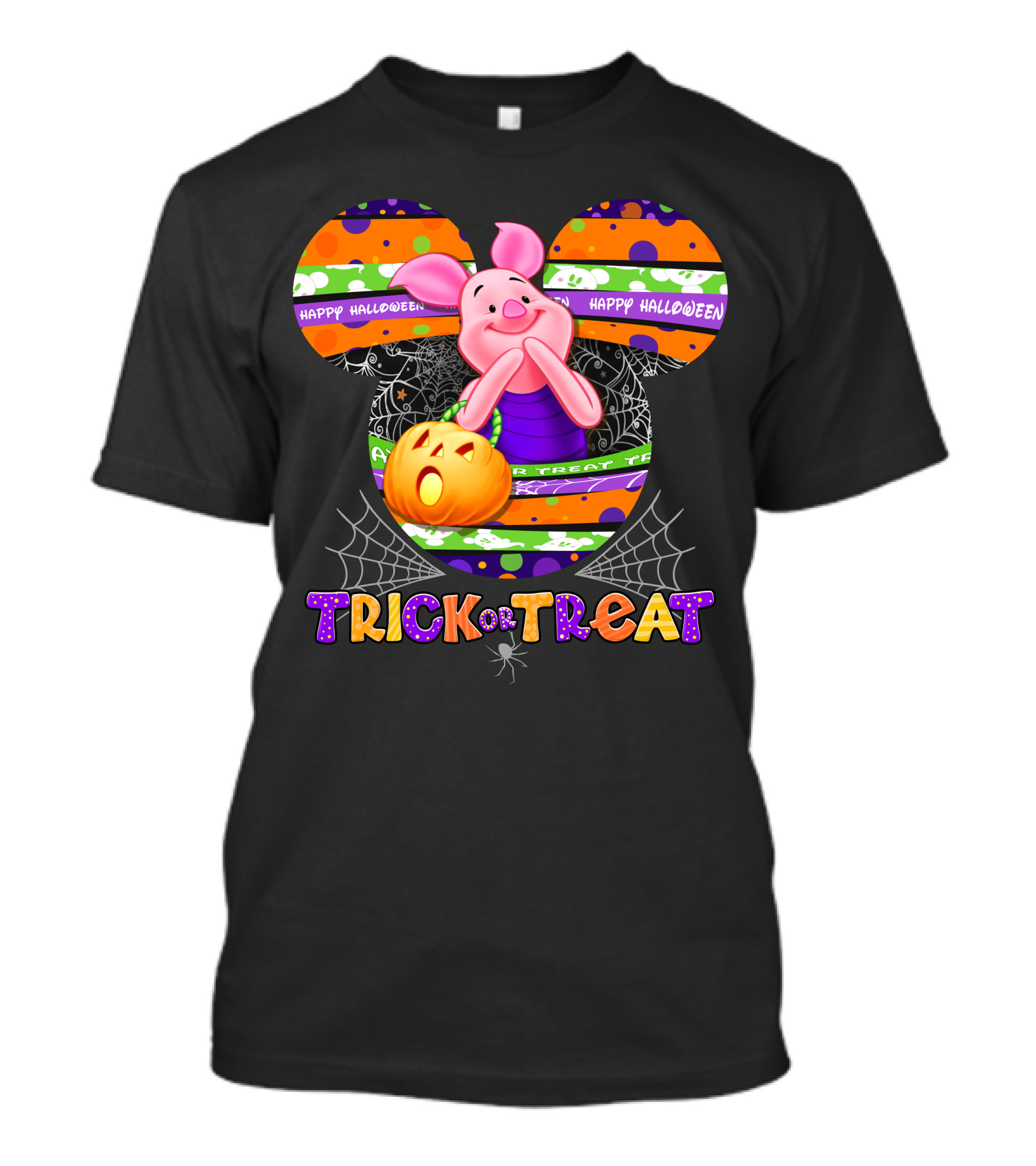 Happy Halloween Piglet Trick Or Treat T-Shirt