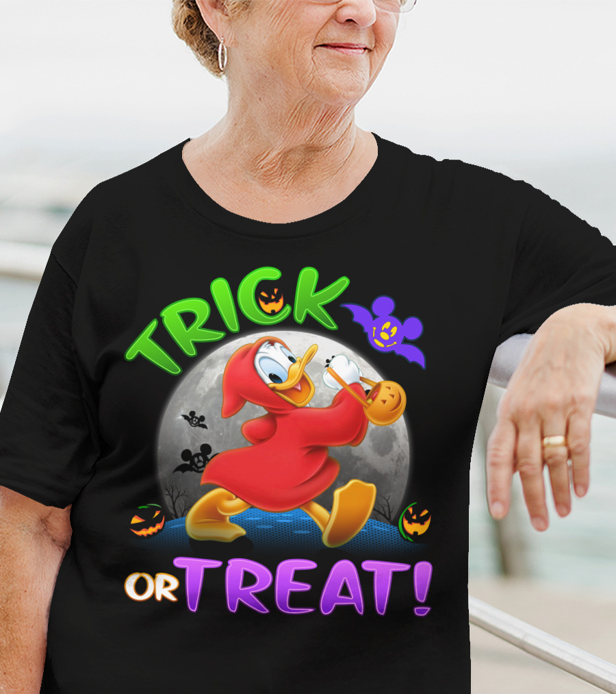 Trick Or Treat Donald Duck Halloween Disney T-Shirt