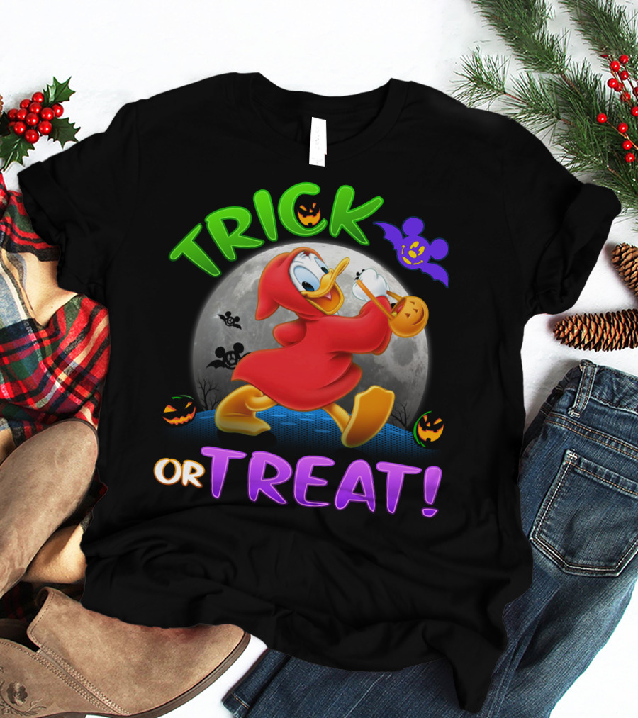 Trick Or Treat Donald Duck Halloween Disney T-Shirt