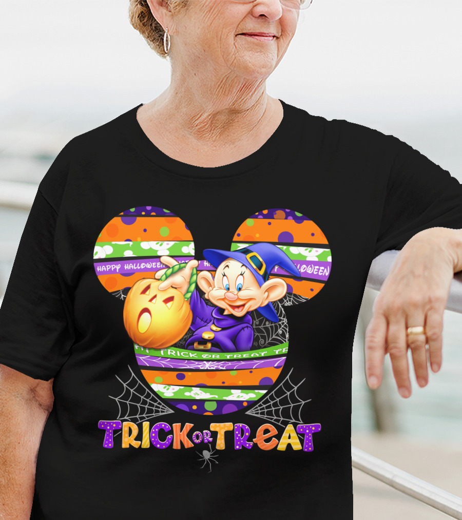 Happy Halloween Dopey Trick Or Treat T-Shirt