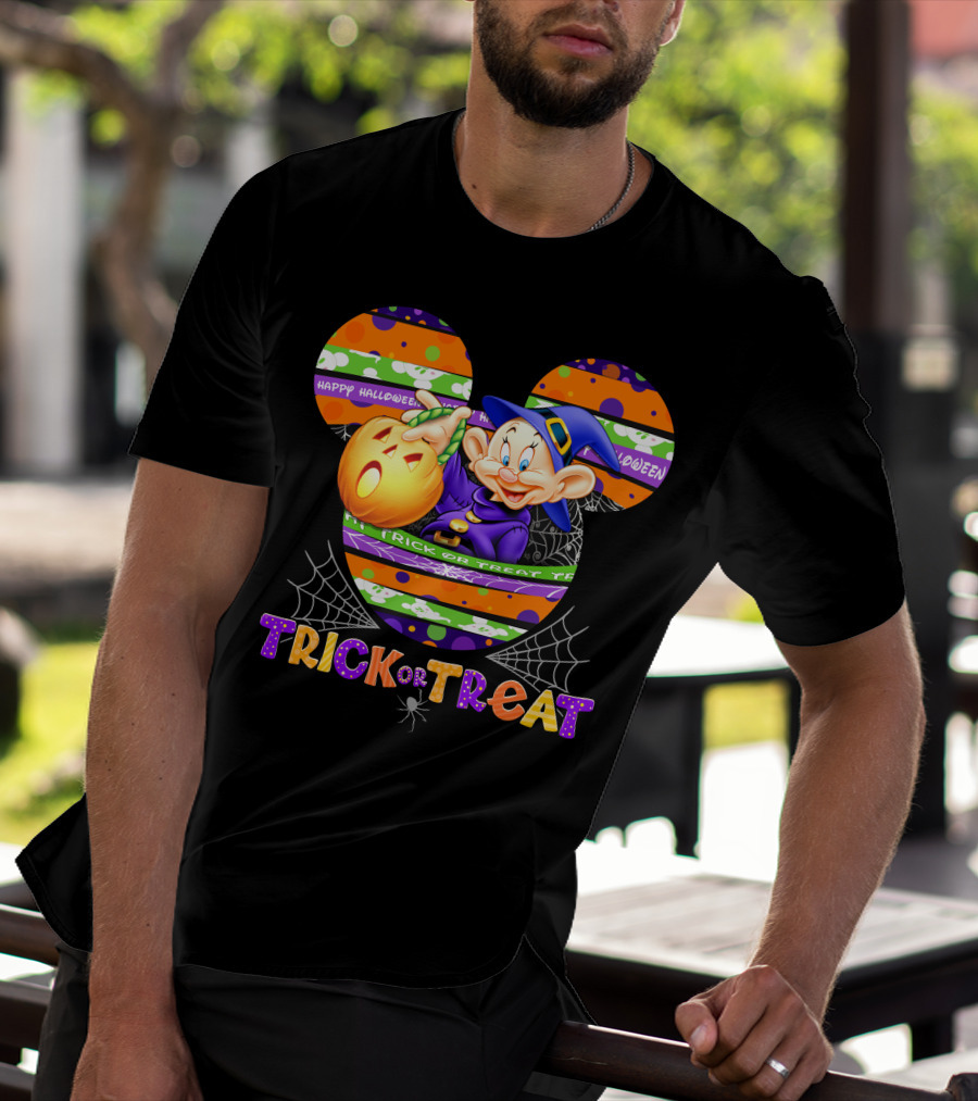 Happy Halloween Dopey Trick Or Treat T-Shirt