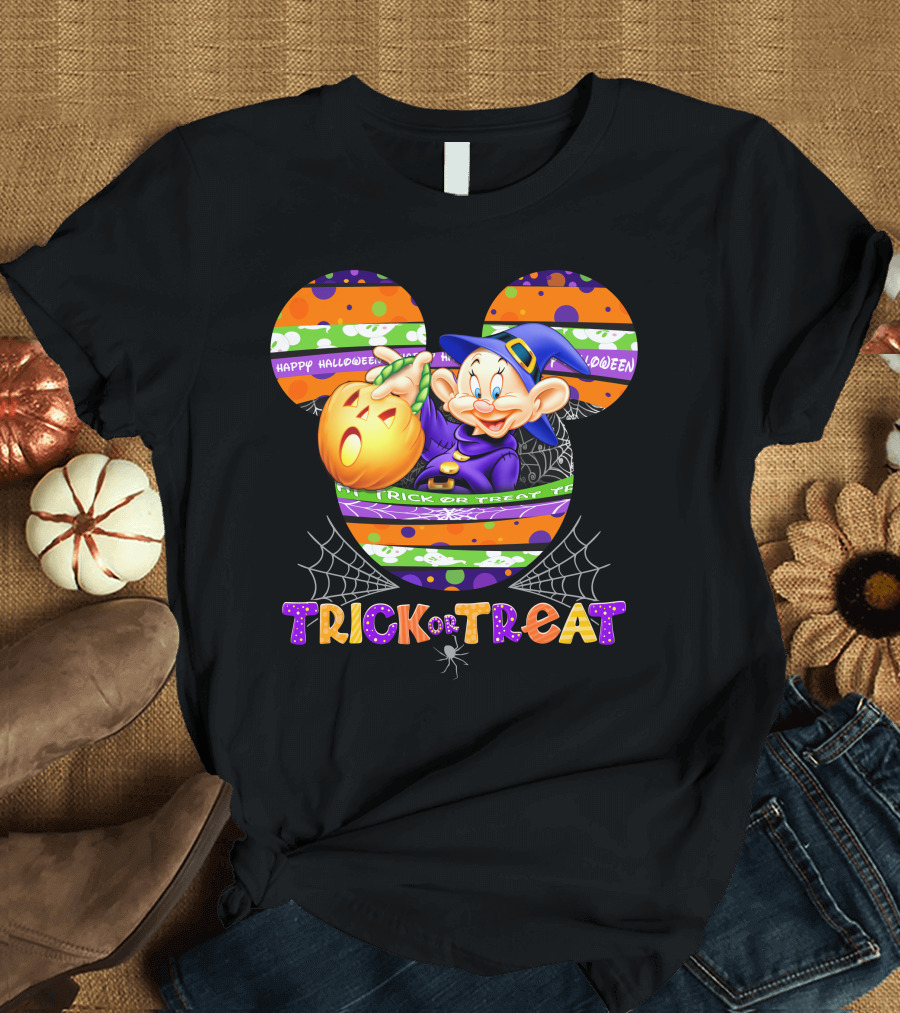 Happy Halloween Dopey Trick Or Treat T-Shirt