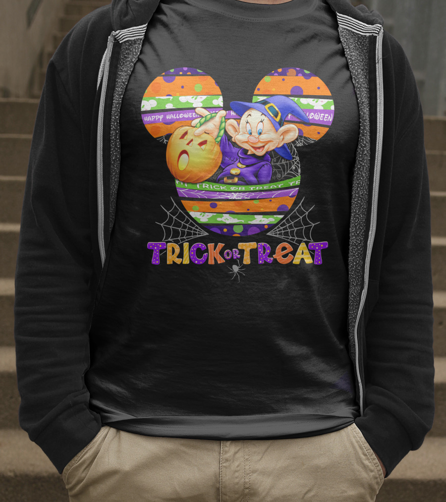 Happy Halloween Dopey Trick Or Treat T-Shirt