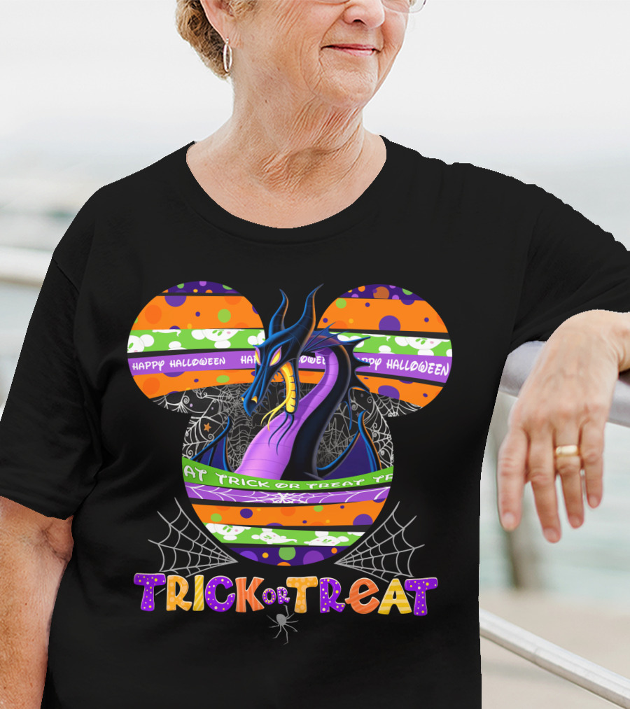 Trick Or Treat Dragon Happy Halloween T-Shirt