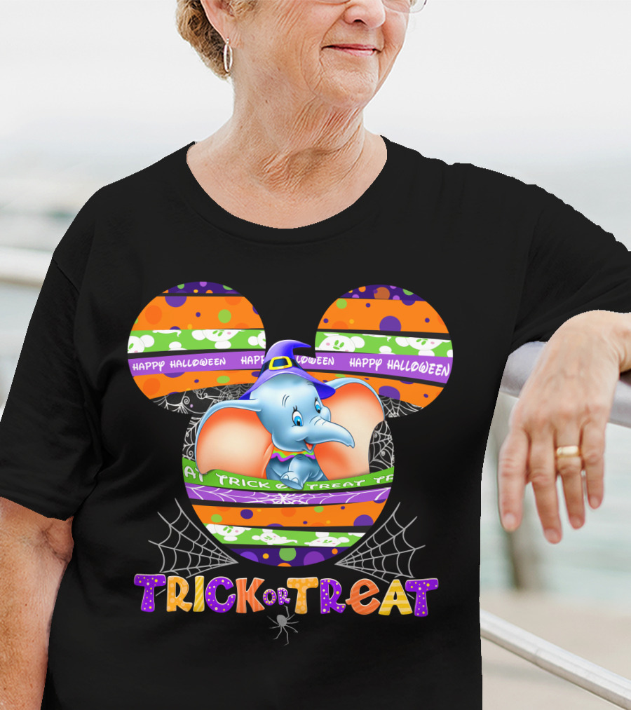 Dumbo Trick Or Treat Happy Halloween T-Shirt
