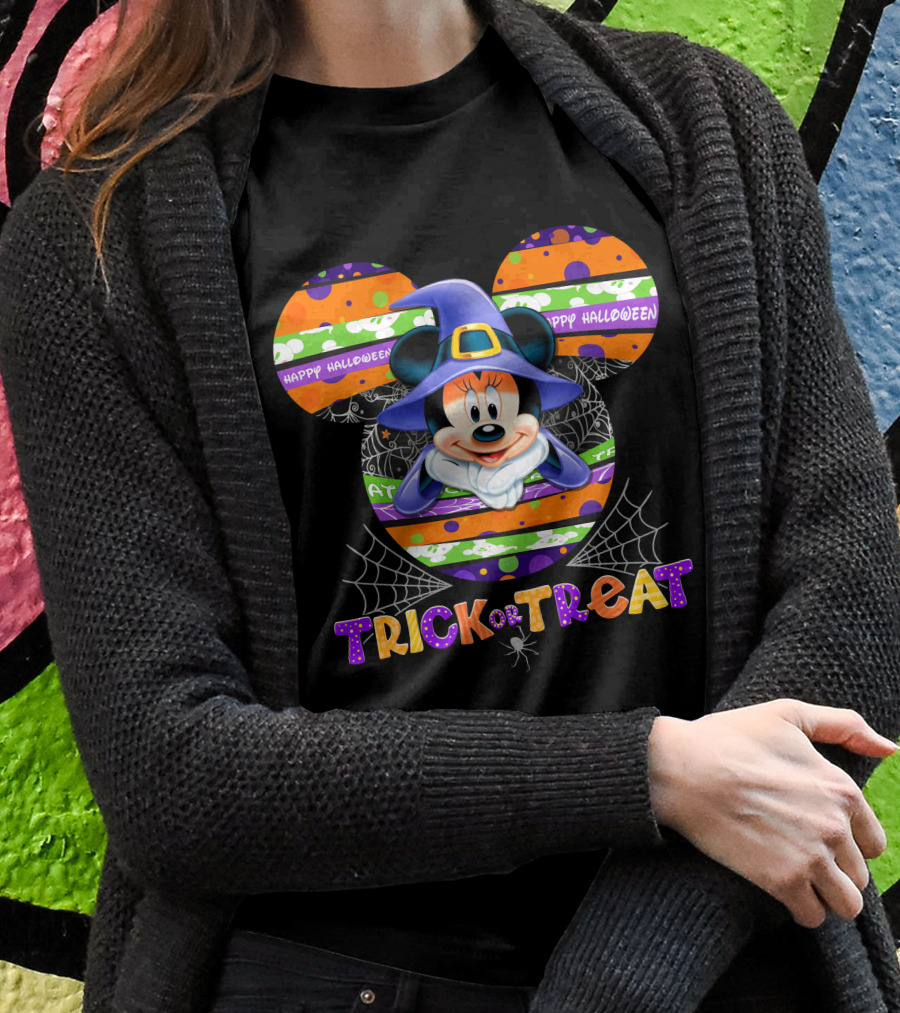 Minnie Happy Halloween Trick Or Treat T-Shirt