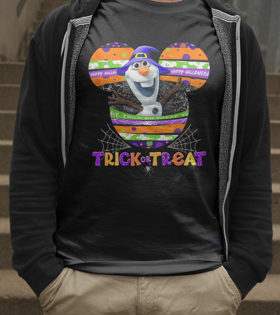 Happy Halloween Olaf Trick Or Treat T-Shirt