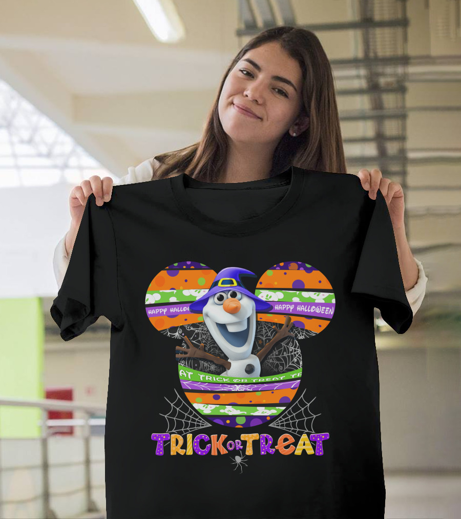 Happy Halloween Olaf Trick Or Treat T-Shirt