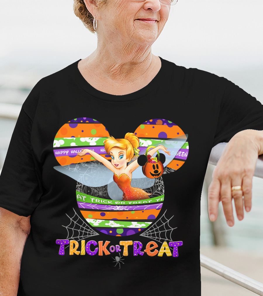 Tinker Bell Trick Or Treat Halloween T-Shirt