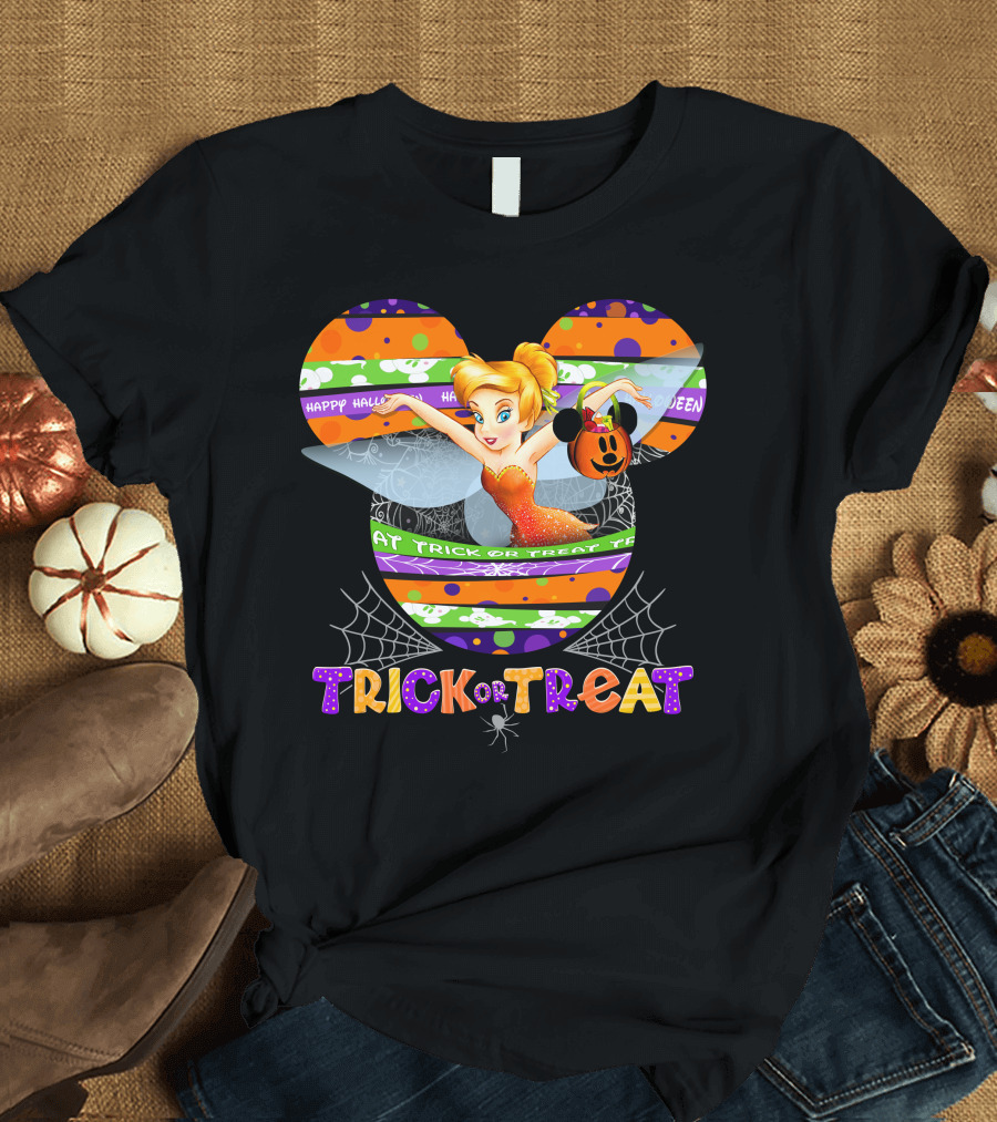 Tinker Bell Trick Or Treat Halloween T-Shirt