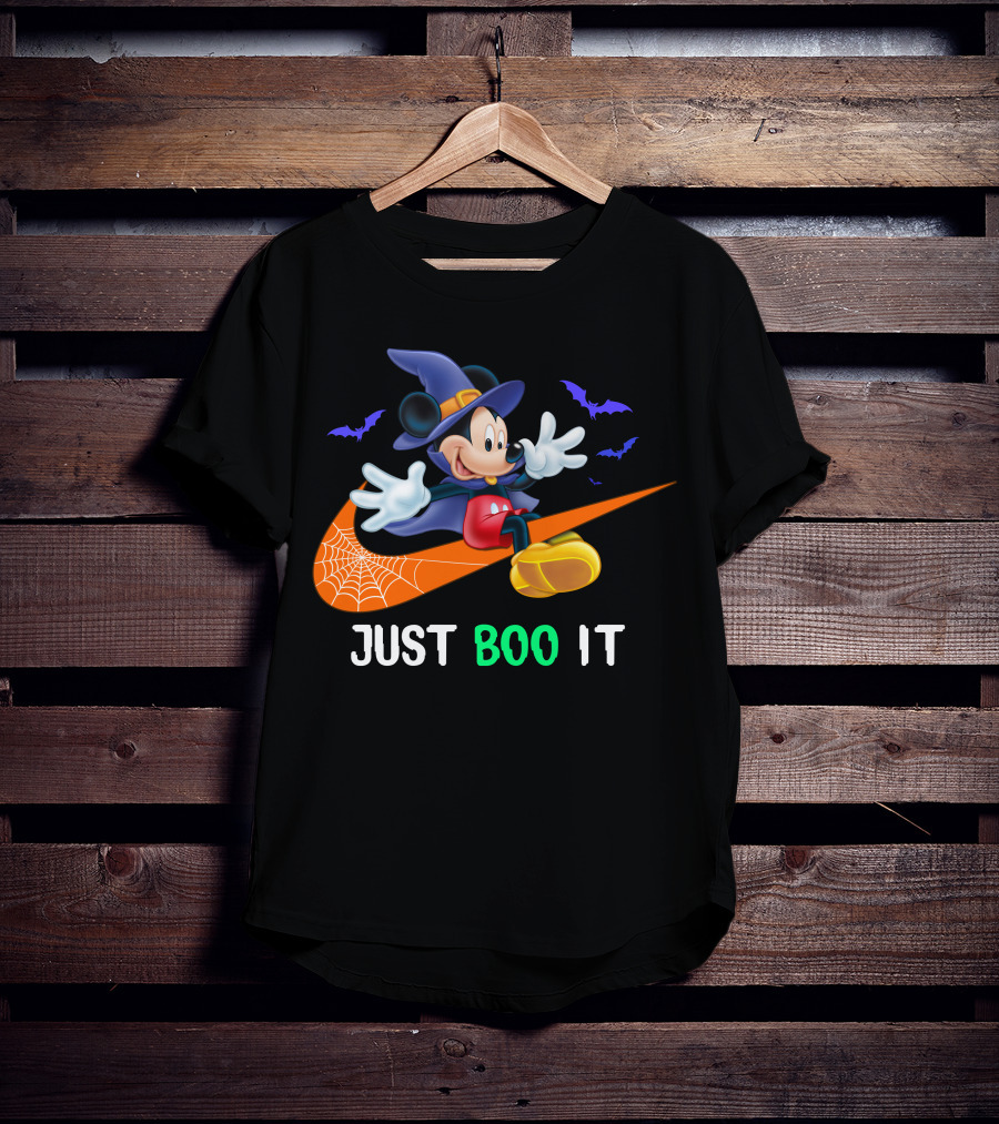 JUST BOO IT Mickey Witch Halloween T-Shirt