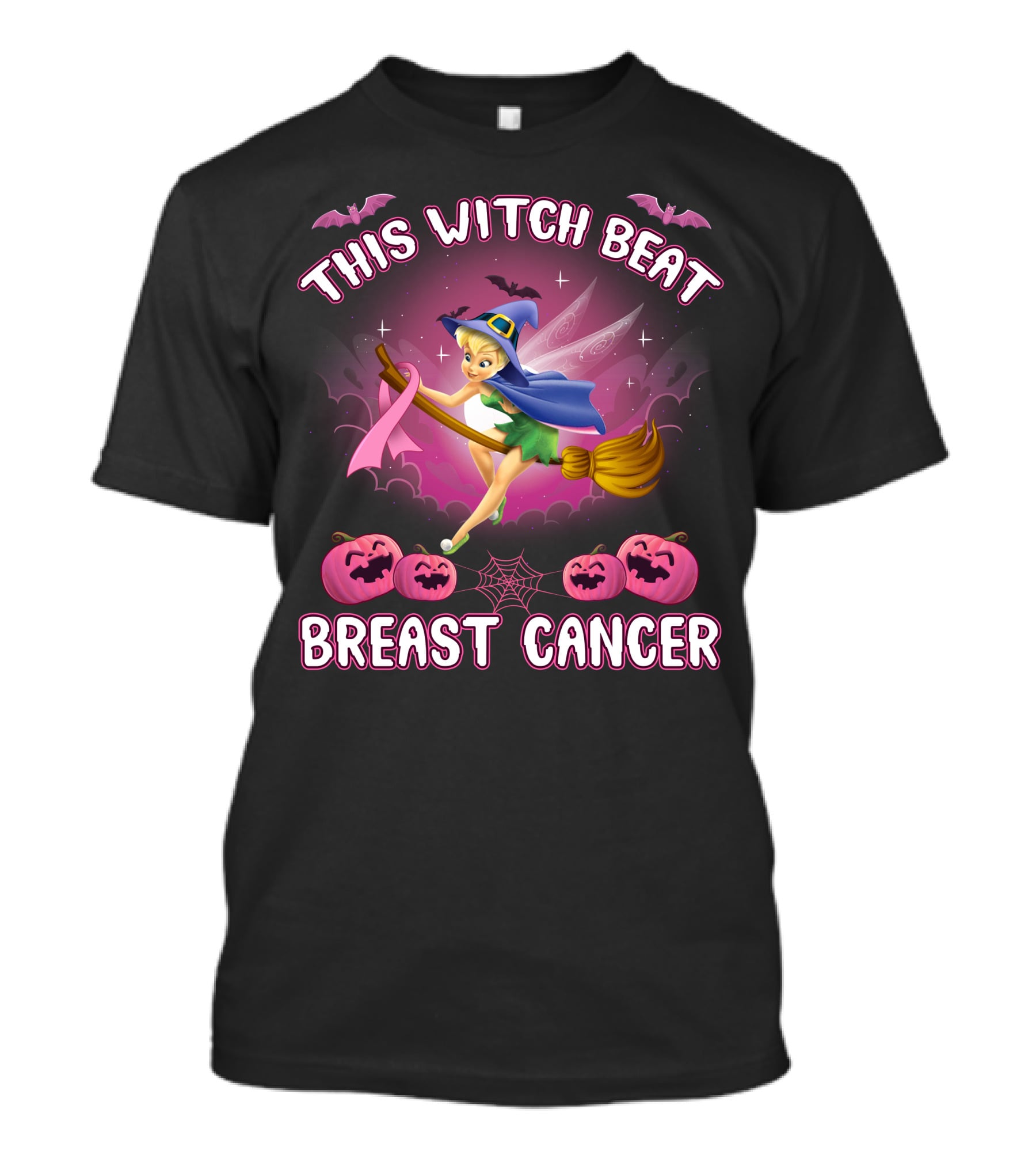 This Witch Beat Breast Cancer Tinker Bell T-Shirt