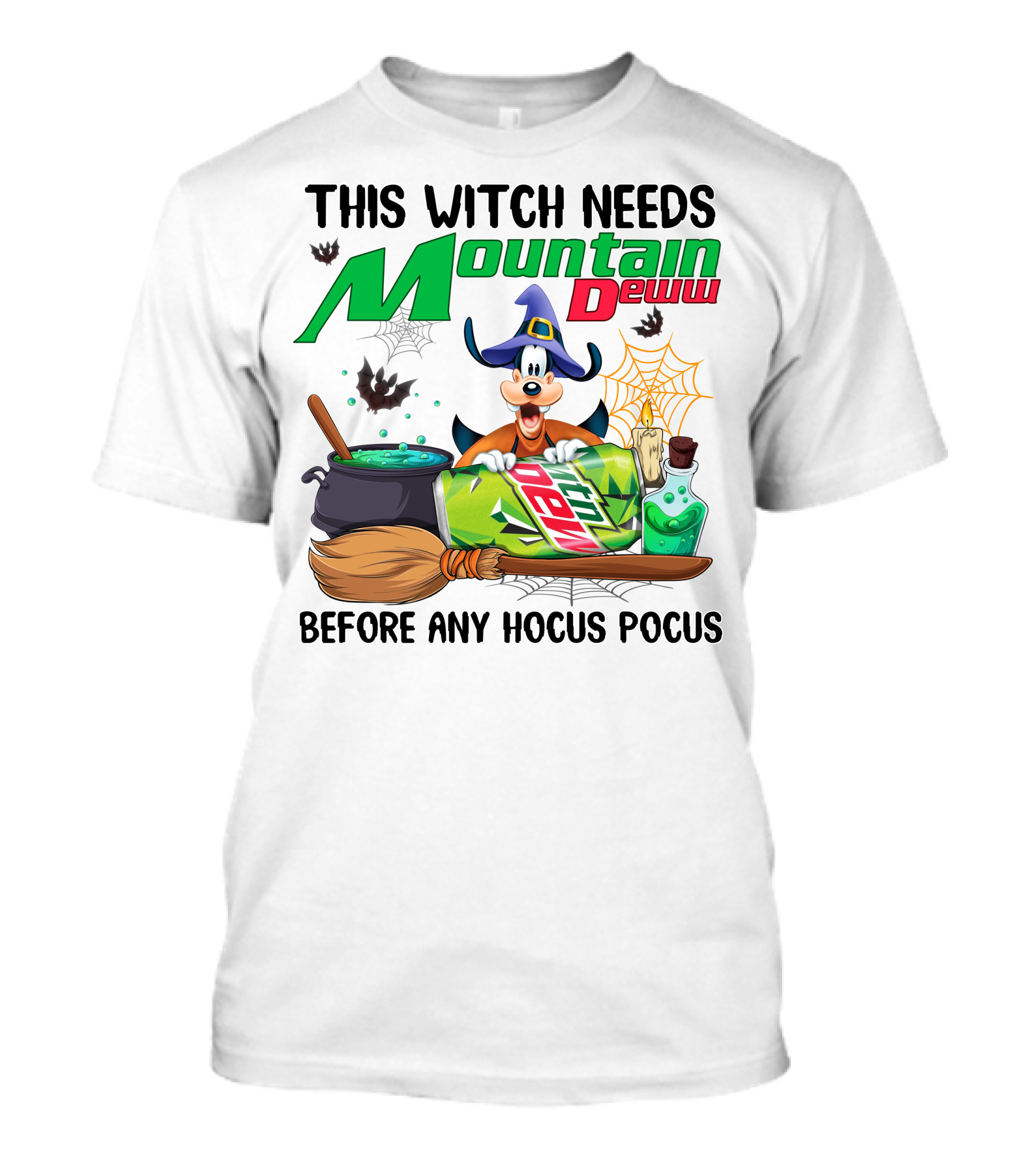 This Witch Needs Mountain Dewuu Before Any Hocus Pocus T-Shirt
