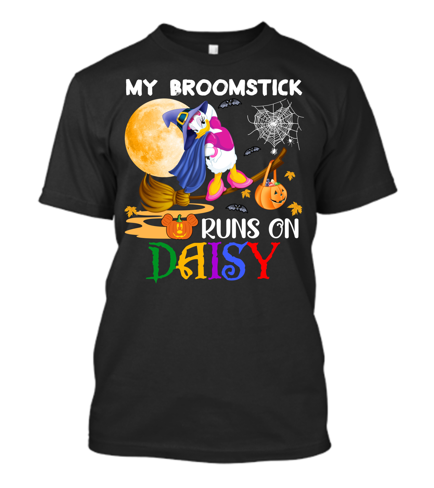 My Broomstick Runs On Daisy T-Shirt