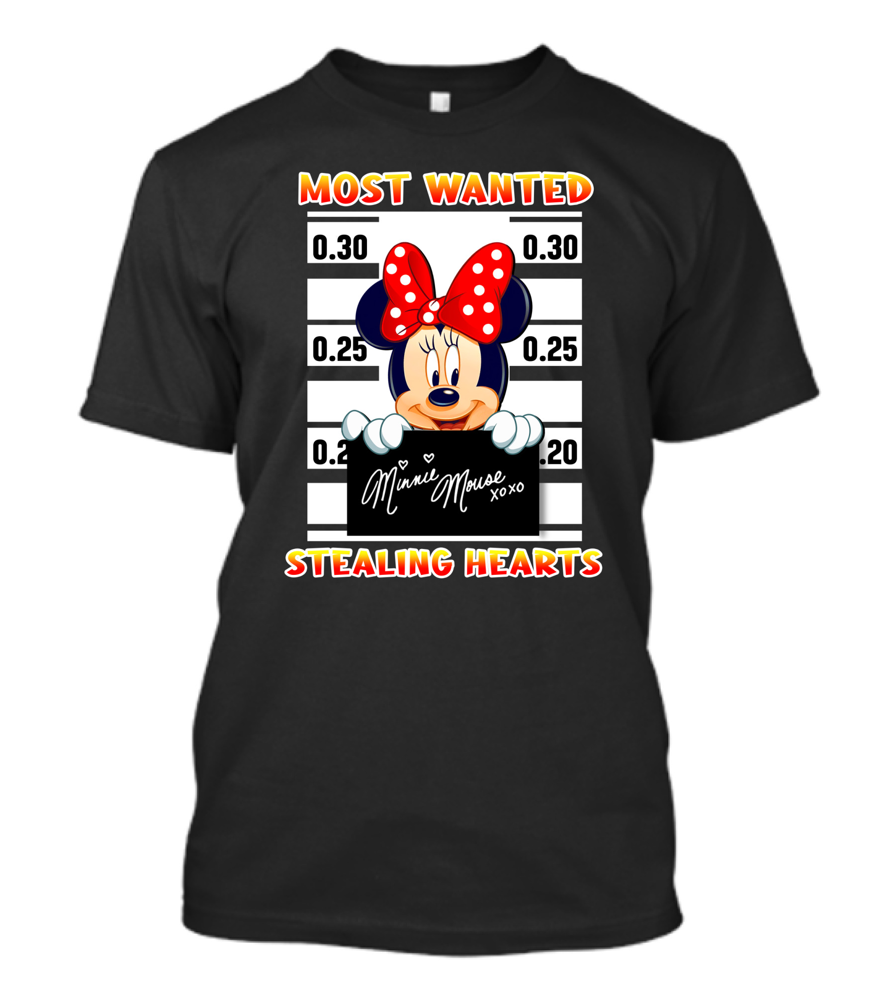 Most Wanted Minnie Mouse Stealing Hearts T-Shirt