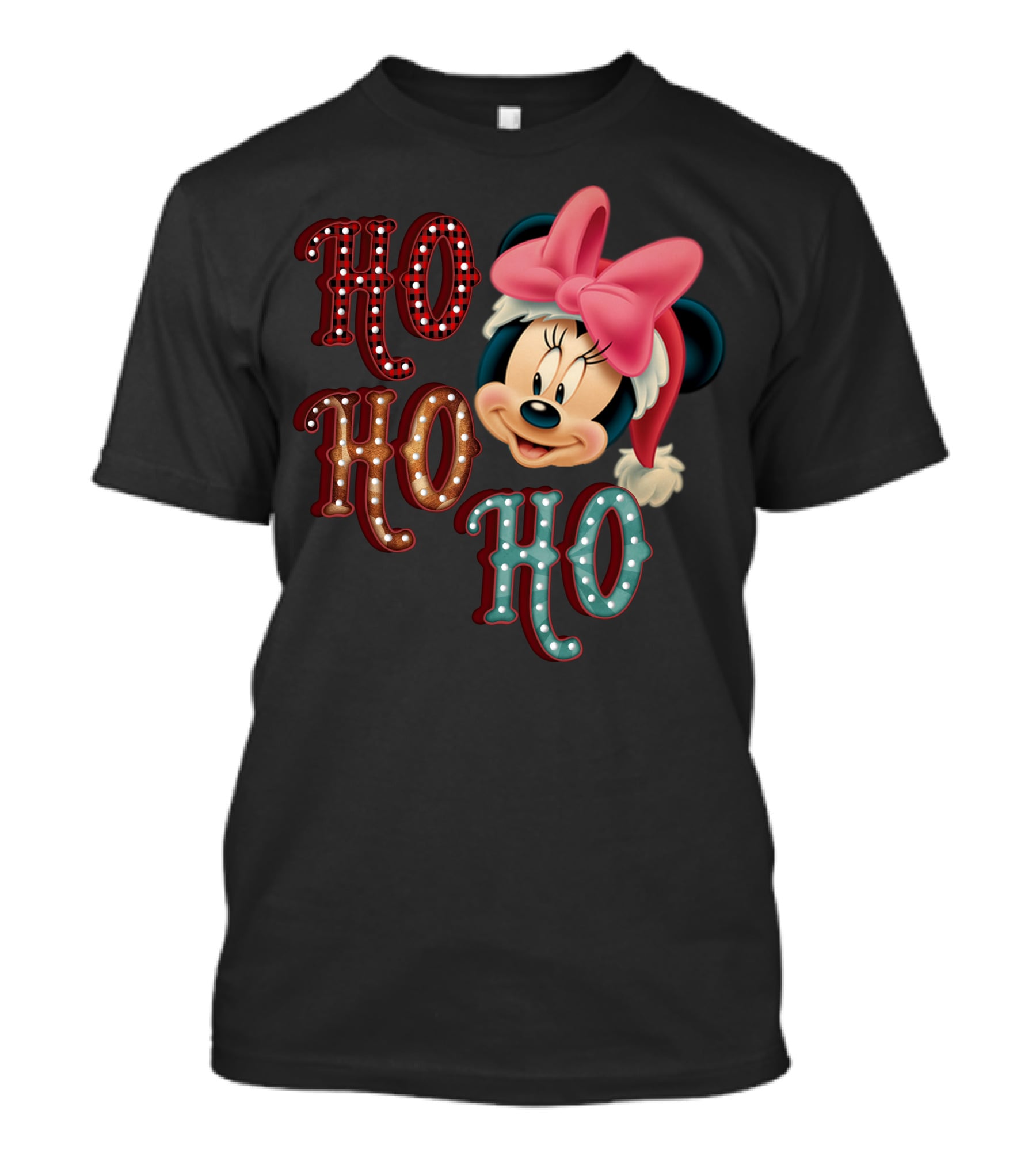 Minnie Mouse Christmas Ho Ho Ho T-Shirt