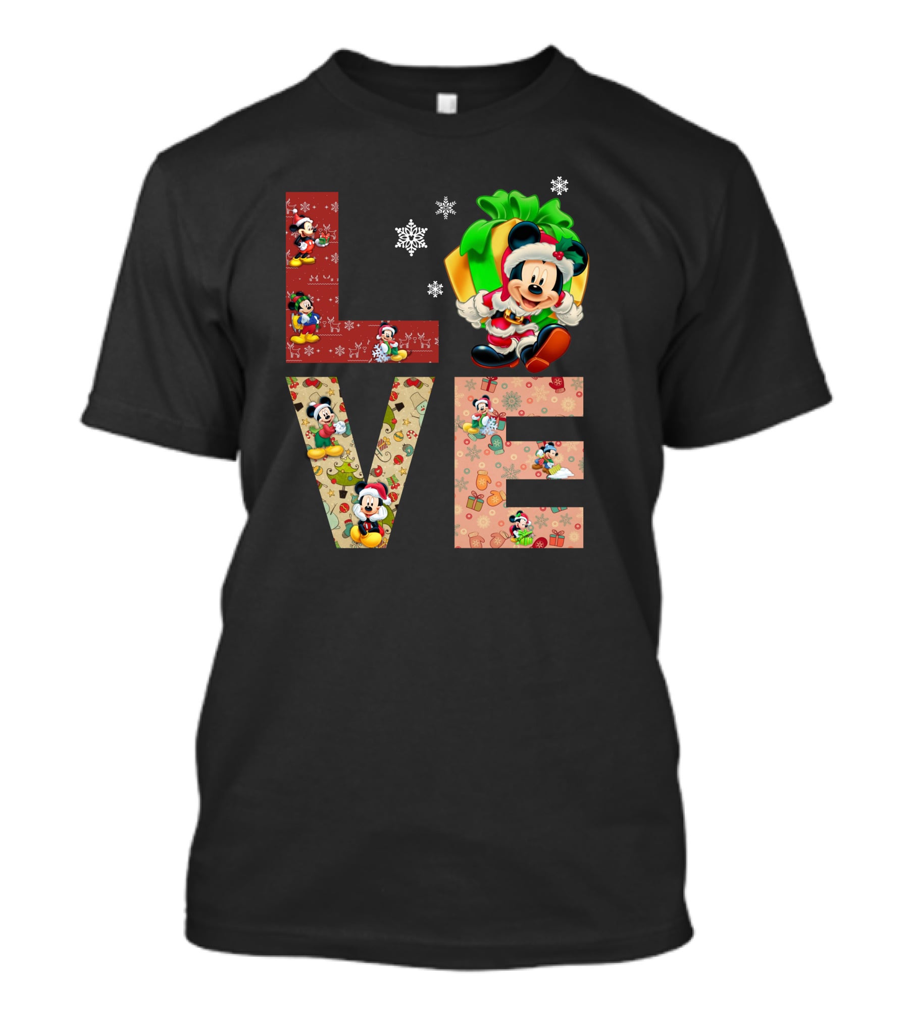 Love Mickey Christmas Holiday Season T-Shirt