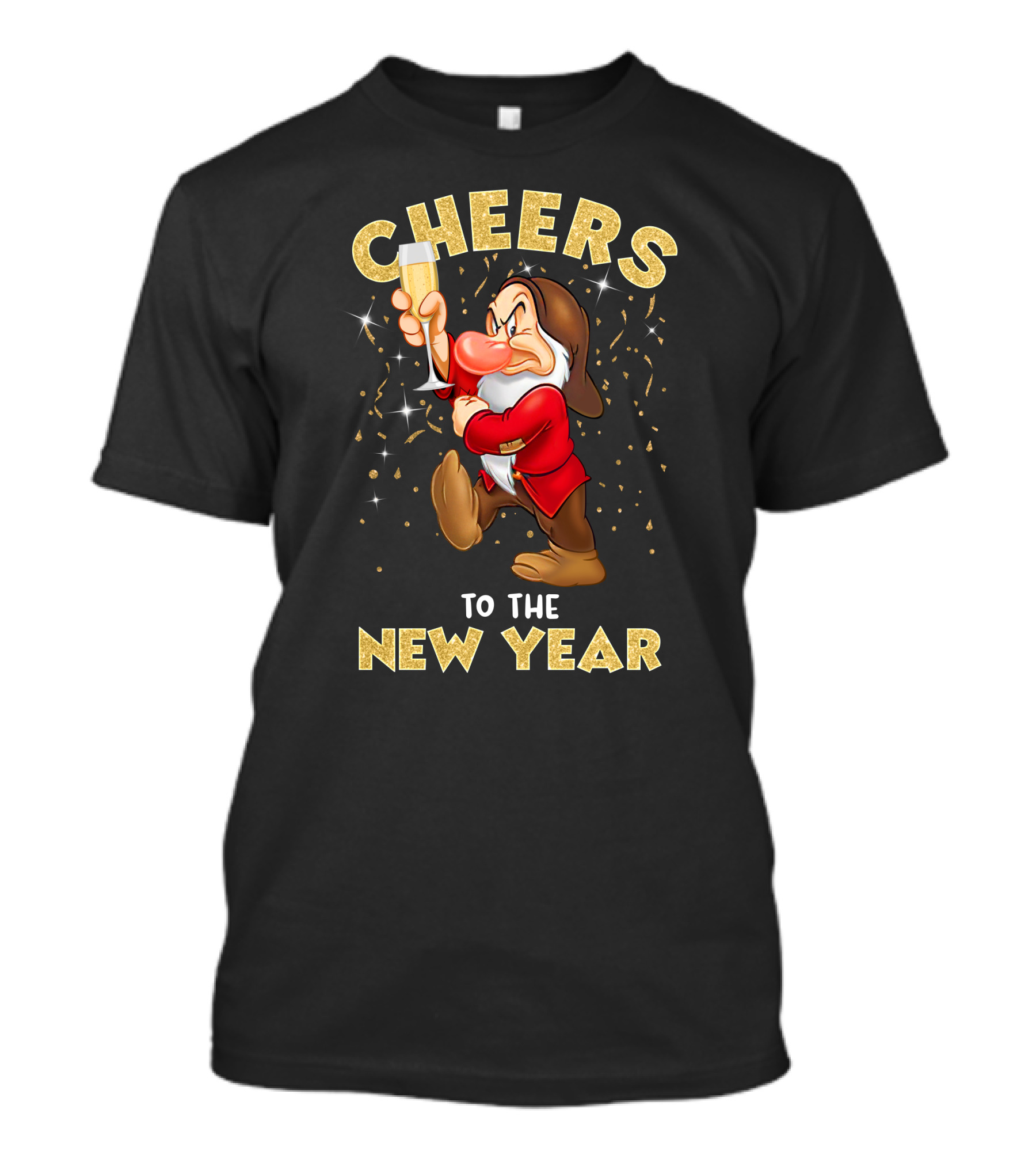 Cheers To The New Year Gr Champagne T-Shirt