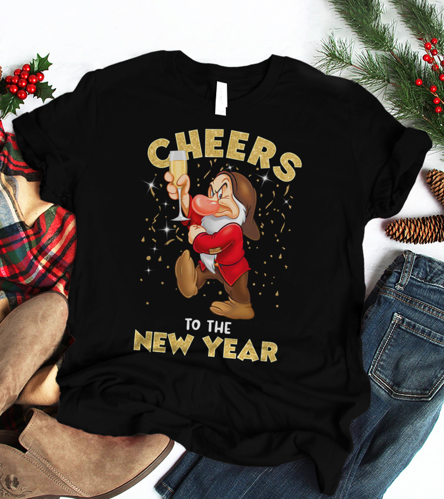 Cheers To The New Year Gr Champagne T-Shirt