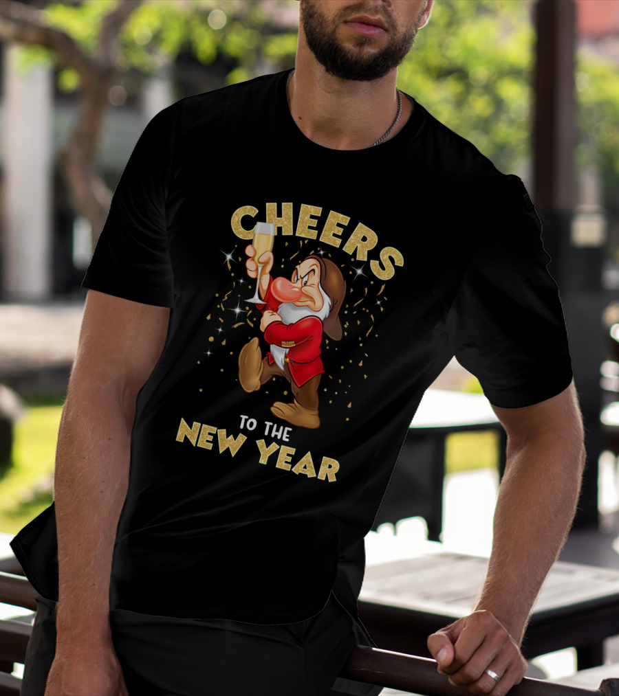 Cheers To The New Year Gr Champagne T-Shirt