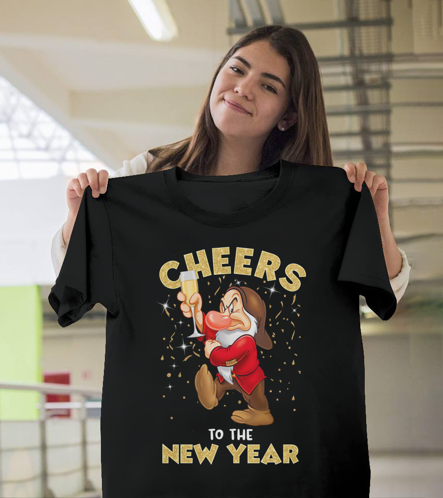 Cheers To The New Year Gr Champagne T-Shirt
