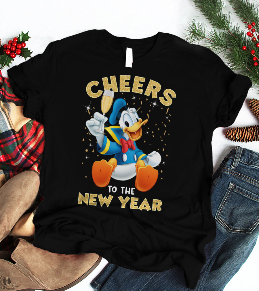 Cheers To The New Year Dn Champagne T-Shirt