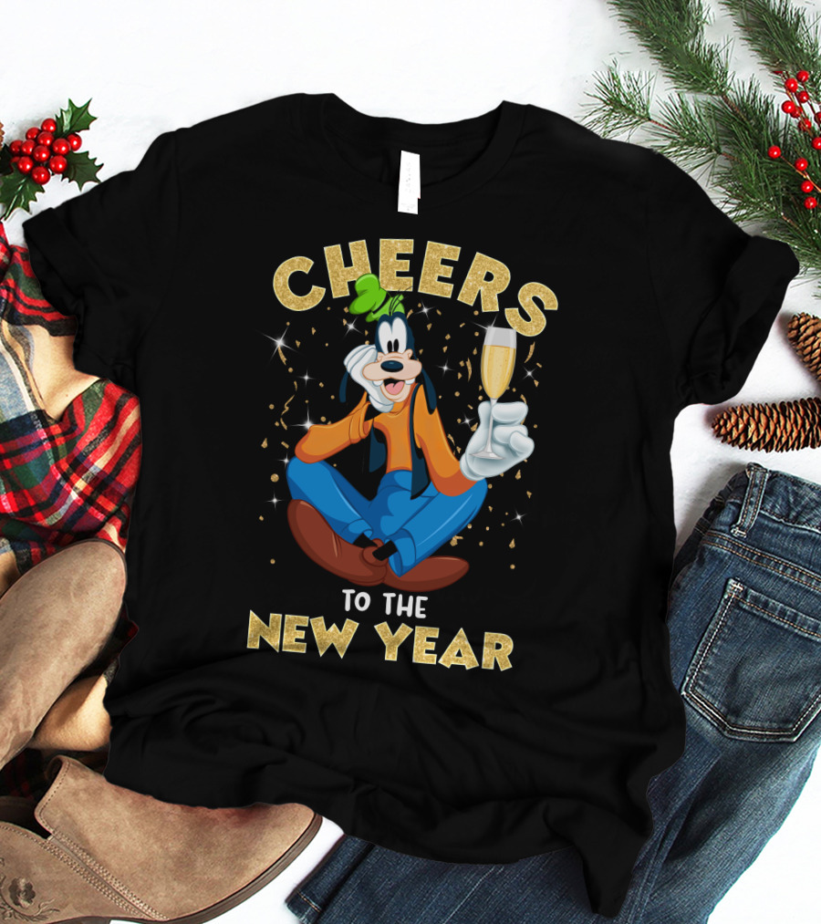 Cheers To The New Year Gf Champagne T-Shirt