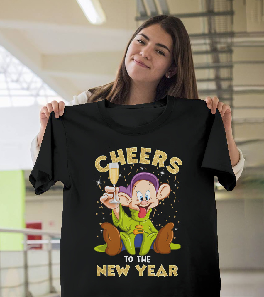 Cheers To The New Year Dp Champagne T-Shirt