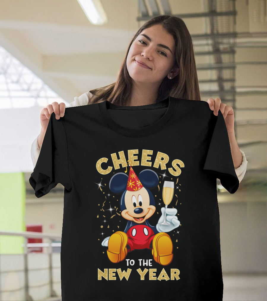 Cheers To The New Year Mk Champagne T-Shirt